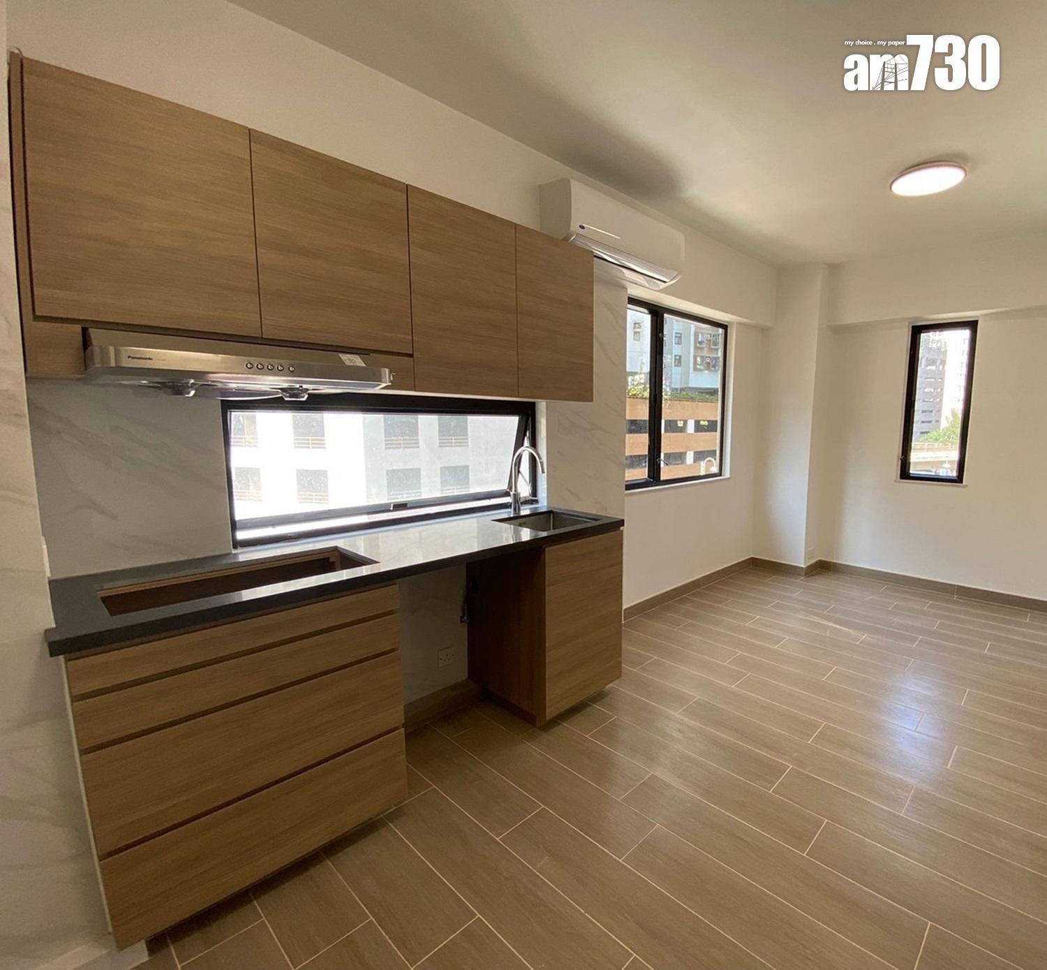 開放式廚房配套時尚新淨,相當討好。