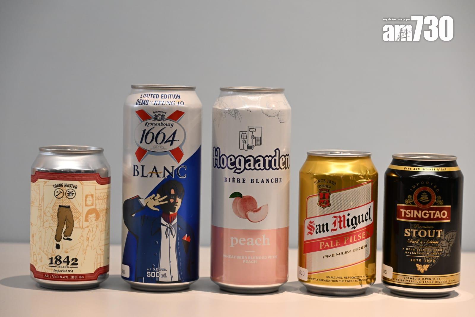 消委會|1罐啤酒熱量等於1碗飯 全部樣本檢出生物胺 大量攝入或致噁心嘔吐(陳奕釗攝)