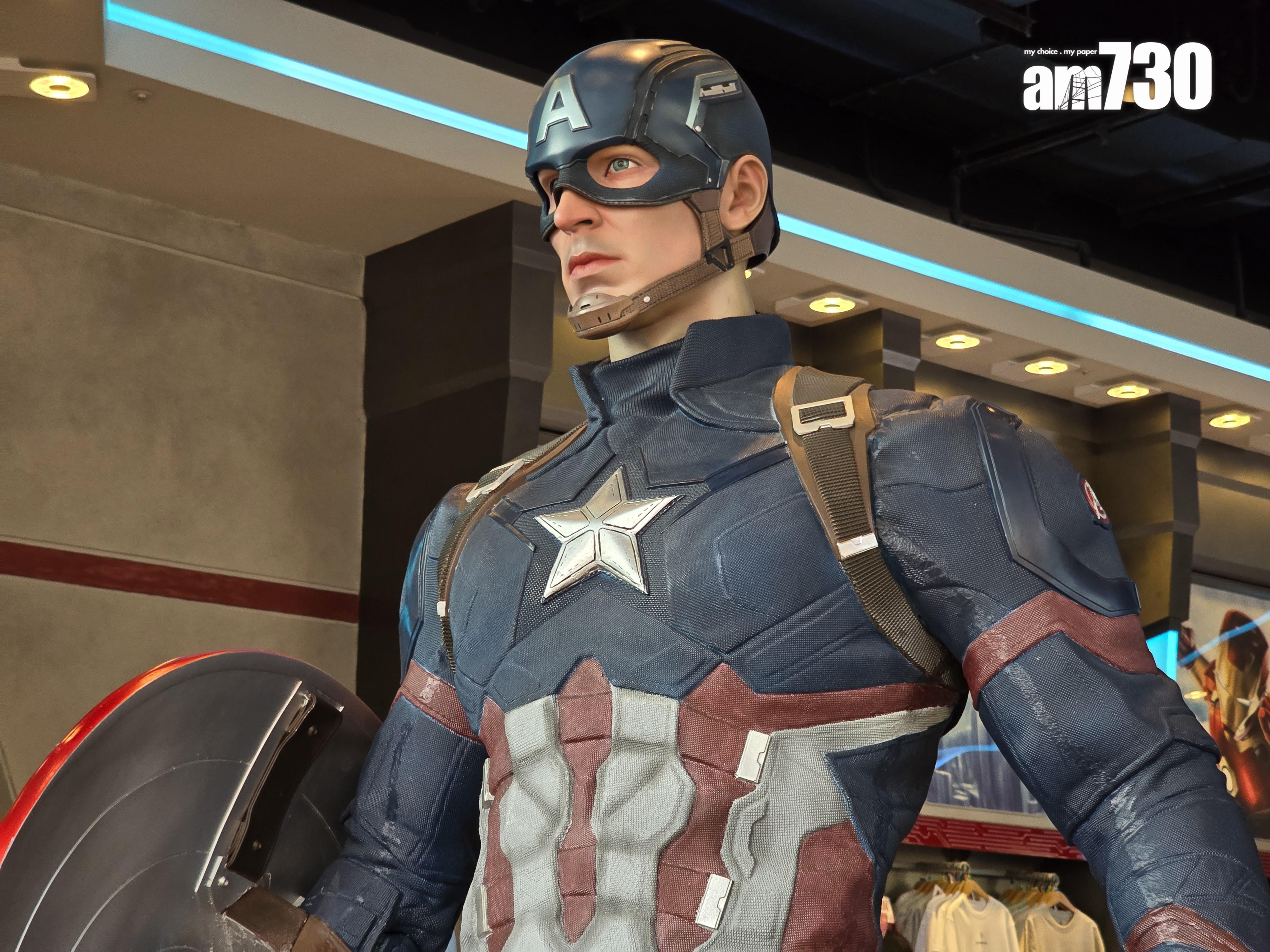 迪士尼推超級英雄主題無人機表演「超能覺醒:空中反擊戰」(李朗僑攝)