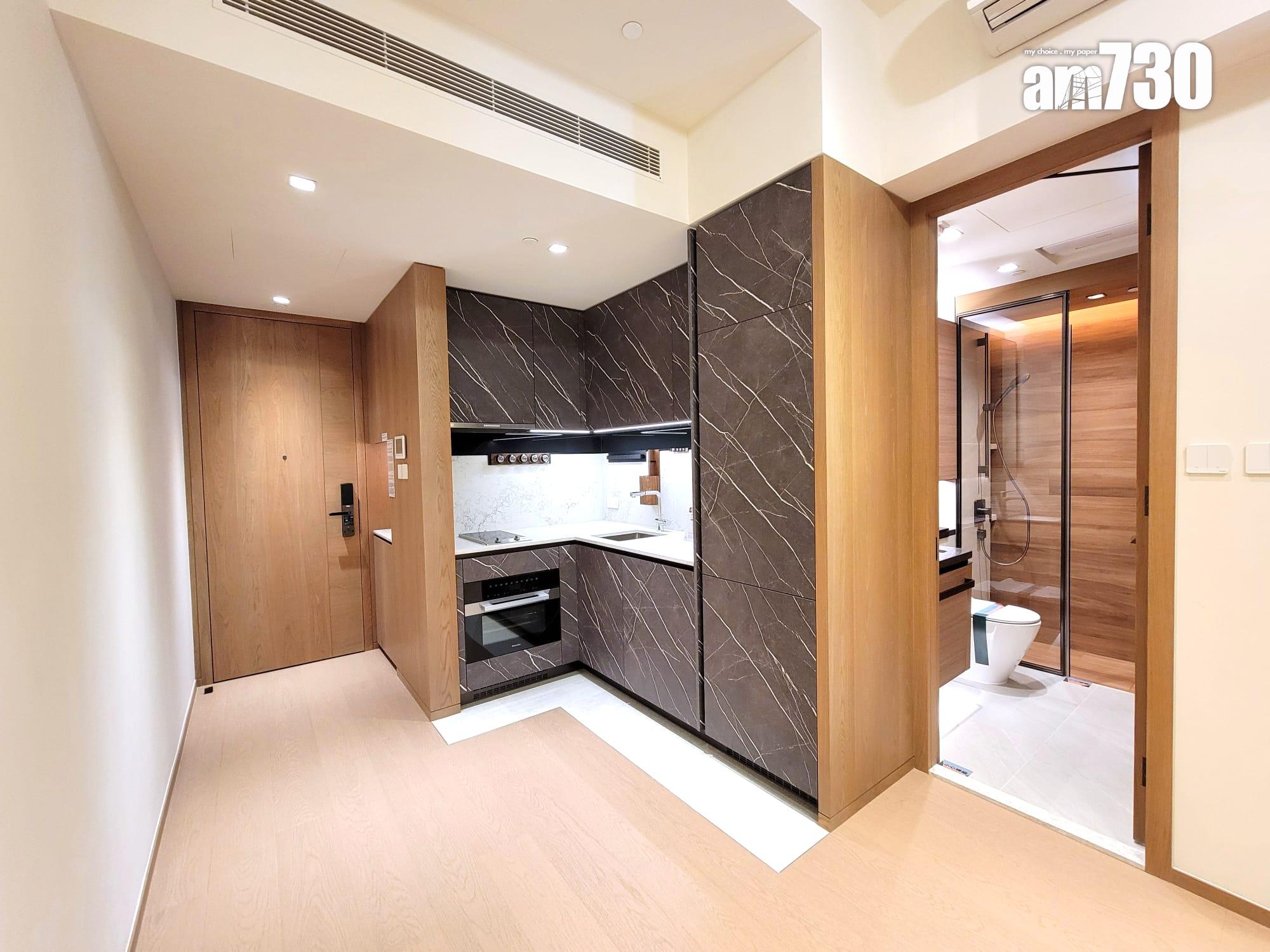 朗賢峯示範單位|一房間隔方正實用 客飯廳面積逾180呎|多圖有片