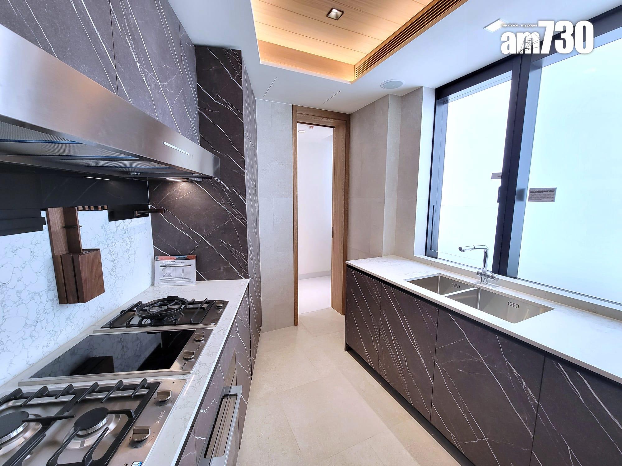 朗賢峯示範單位|998呎向南三房套 廚房及浴室採Japandi設計風格|多圖有片