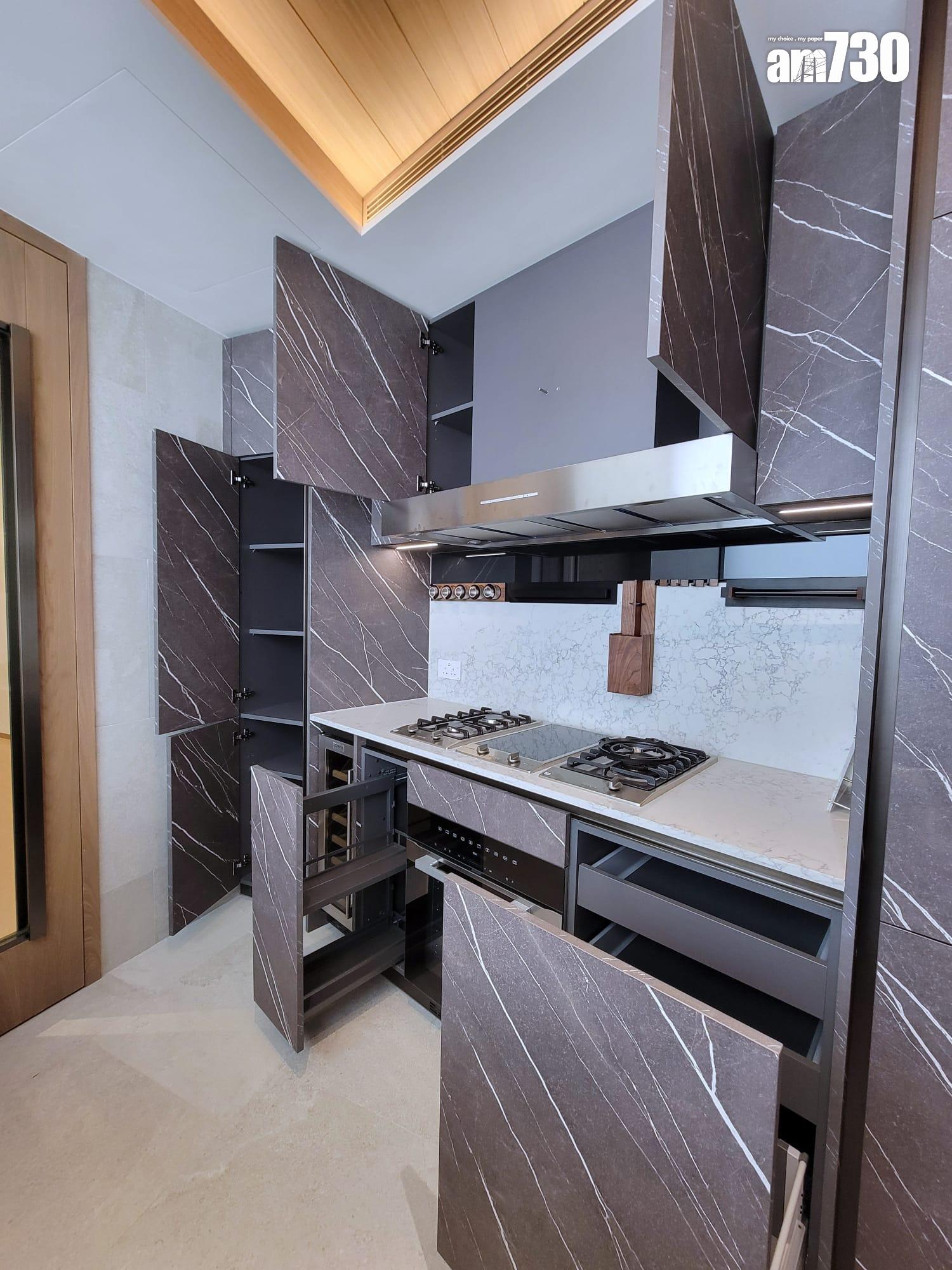 朗賢峯示範單位|998呎向南三房套 廚房及浴室採Japandi設計風格|多圖有片