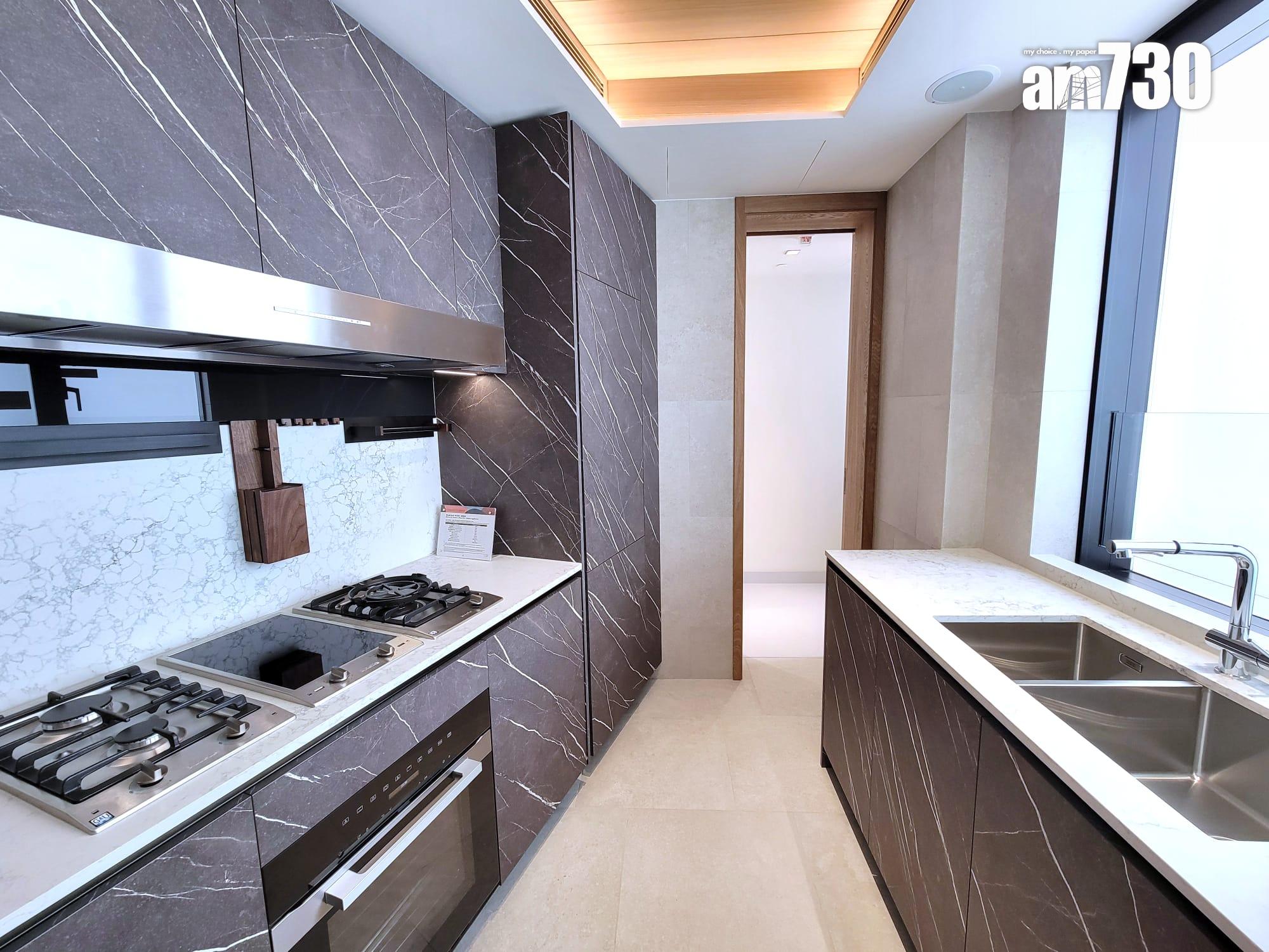 朗賢峯示範單位|998呎向南三房套 廚房及浴室採Japandi設計風格|多圖有片