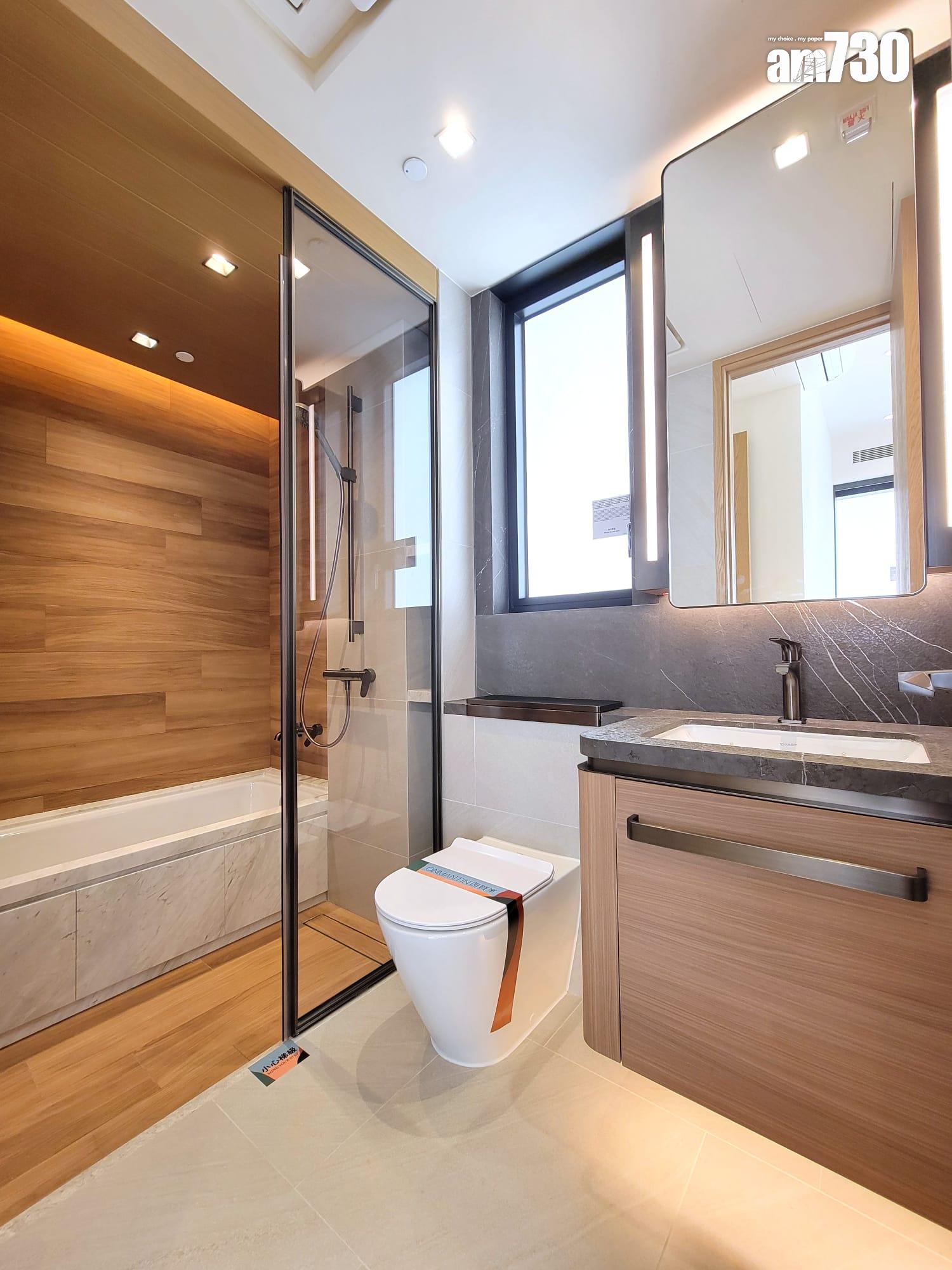 朗賢峯示範單位|998呎向南三房套 廚房及浴室採Japandi設計風格|多圖有片