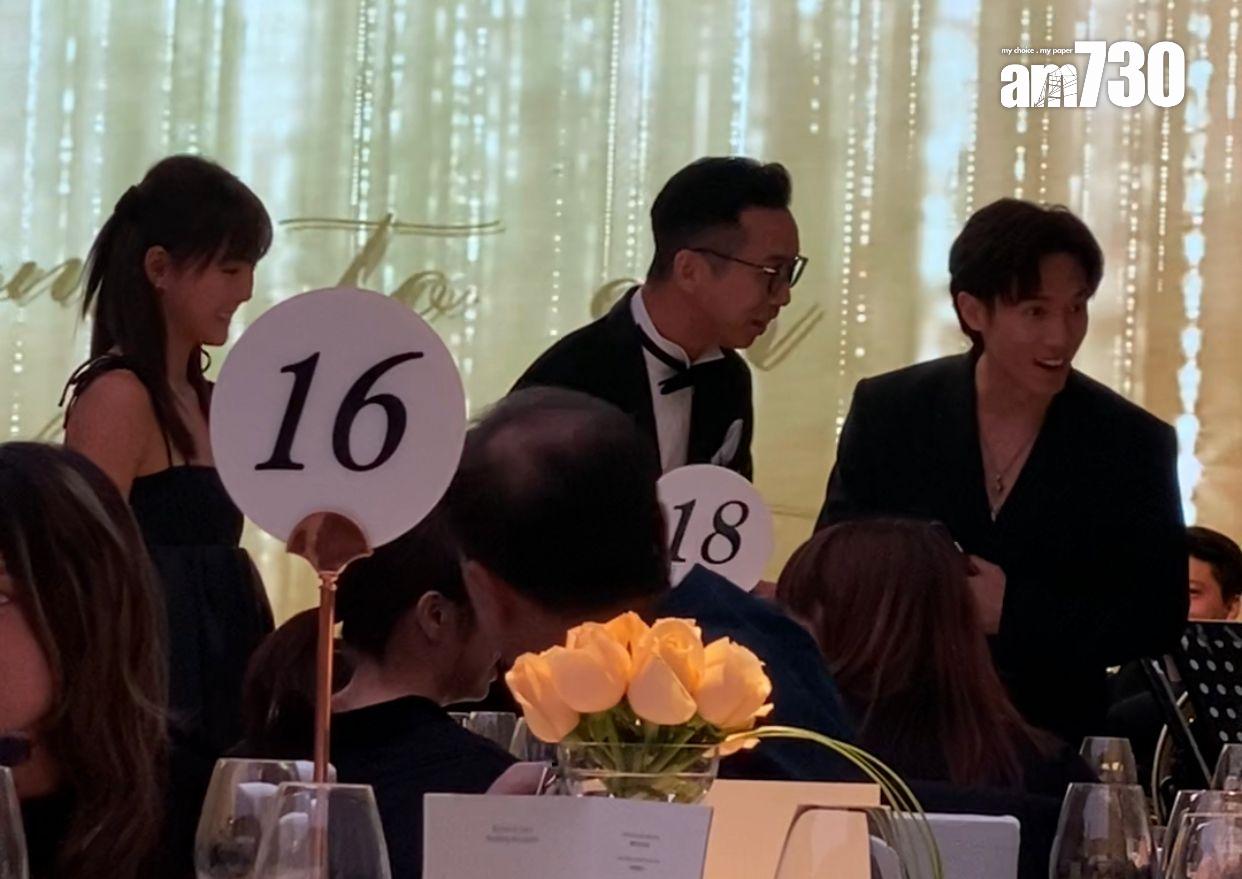 「大表波」Stanley攜眷出席,與Alina現身婚禮宴。