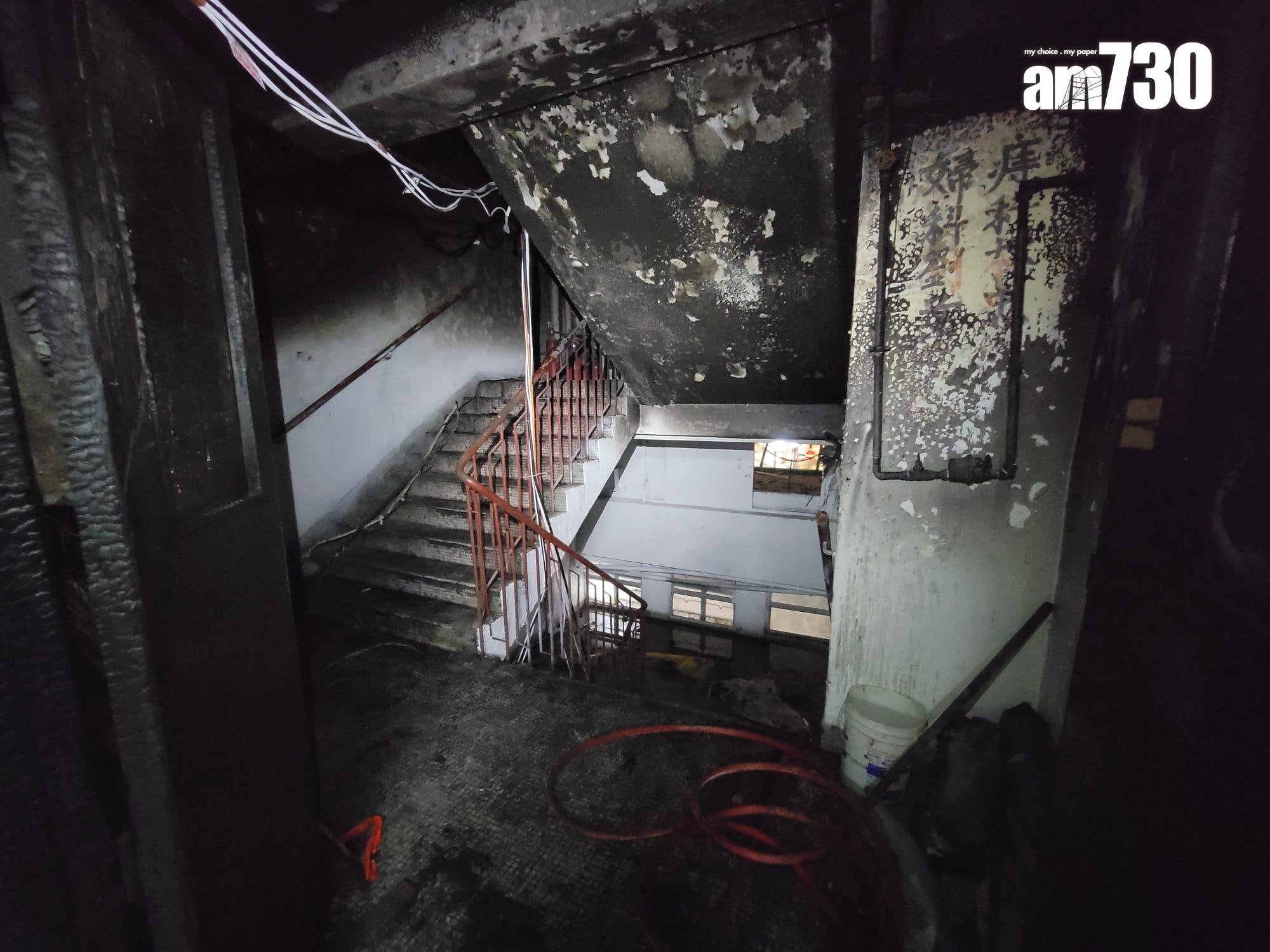 大火後現場。(《am730》記者攝)