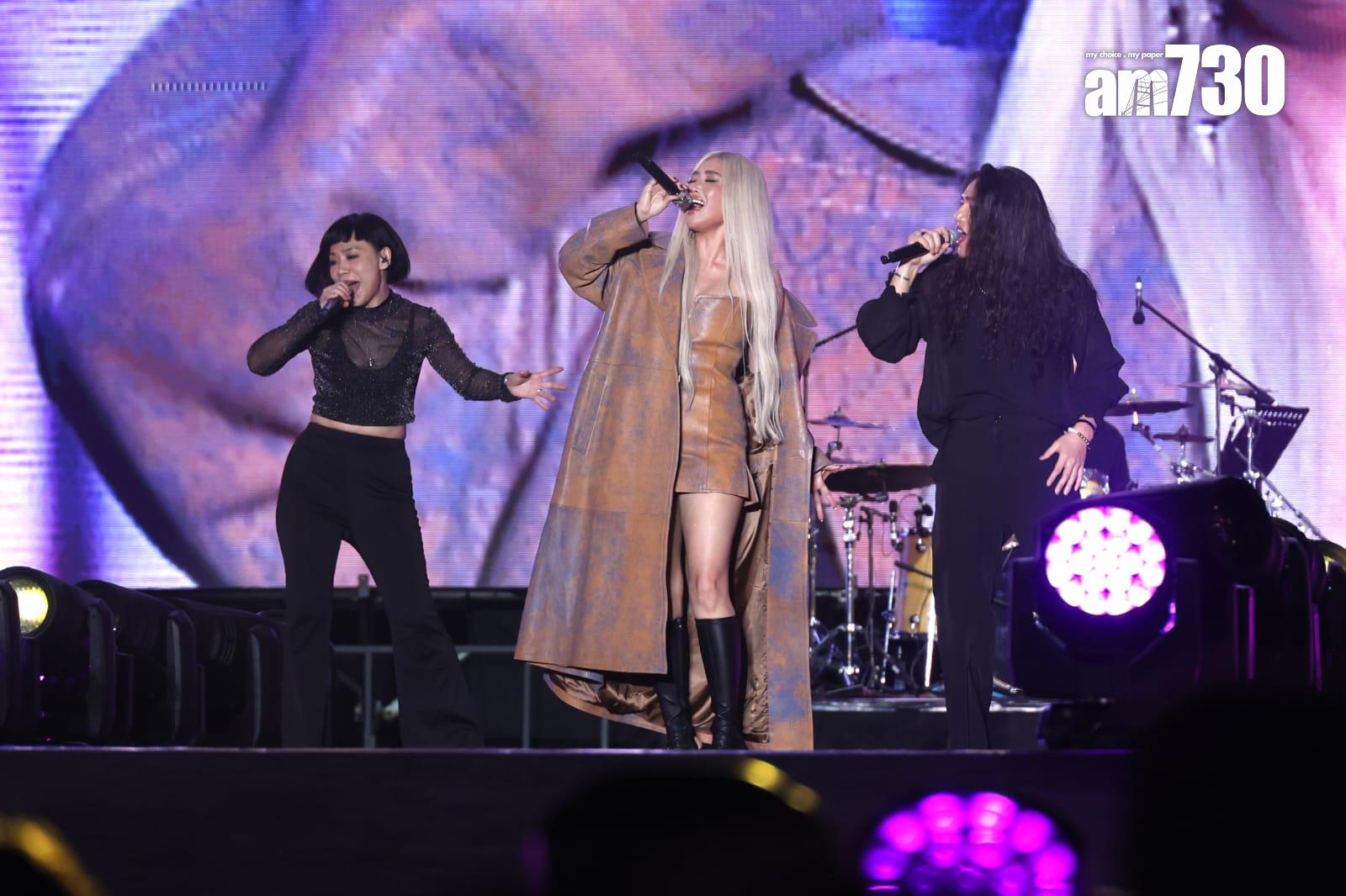 A-Lin來港參與《春浪音樂節》。(林俊源攝)