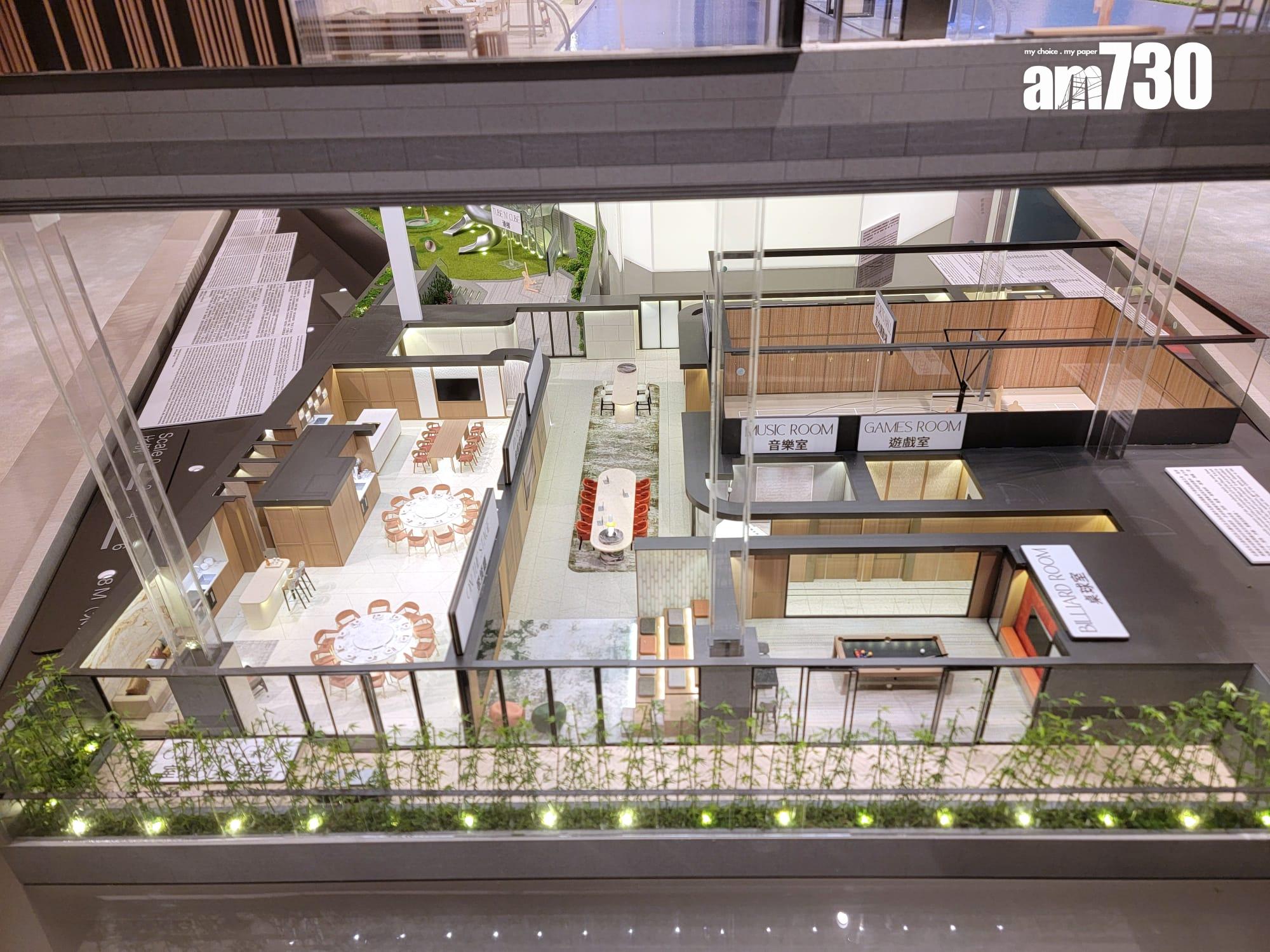 朗賢峯會所Club ONMANTIN連園林佔地近12萬呎 提供逾30項設施(多圖)|何文田新盤