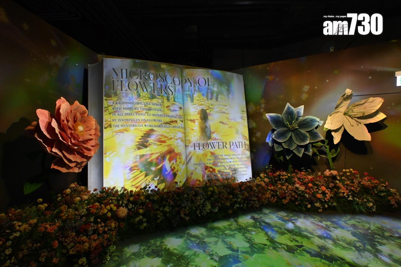 第一展區:花の書 NAKED BIG BOOK