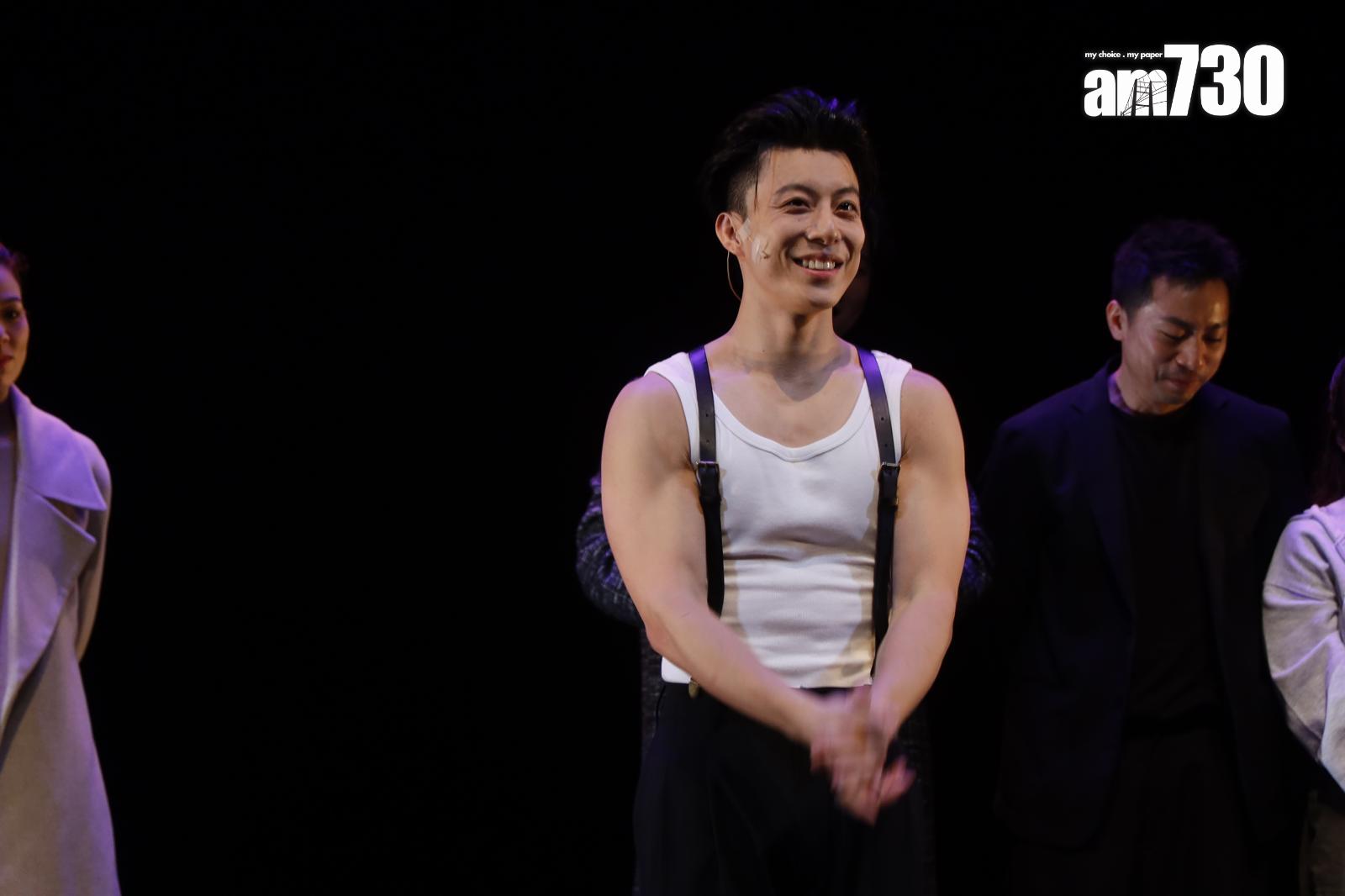 Lyman為舞蹈劇場演出操肌,練出一雙結實的麒麟臂。