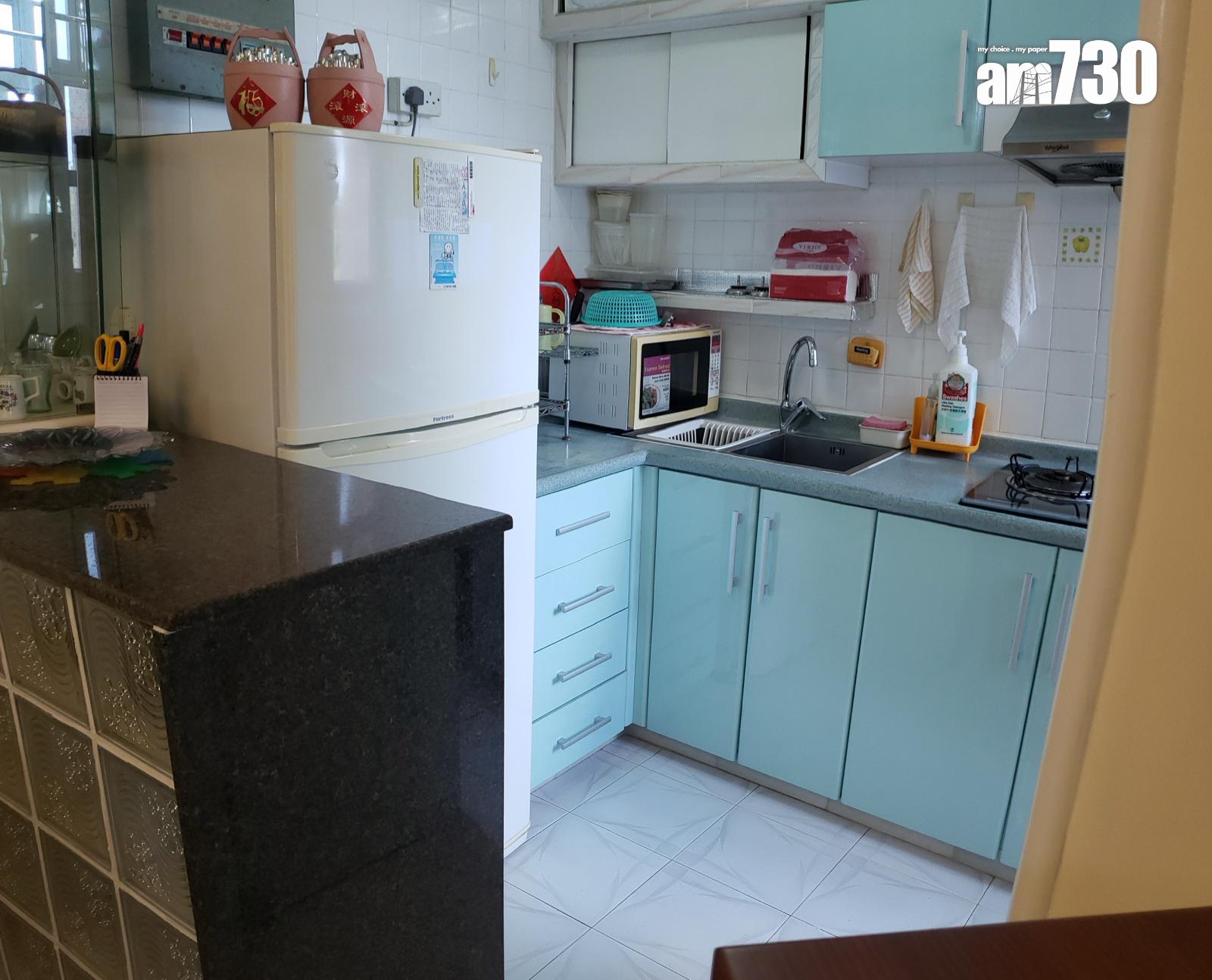 開放式廚房配套齊全企理。(代理提供)