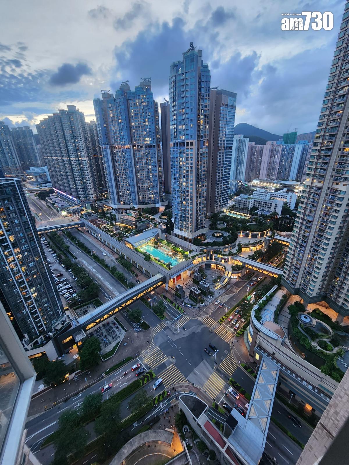 單位屬單邊開揚戶,享區內市景。(代理提供)