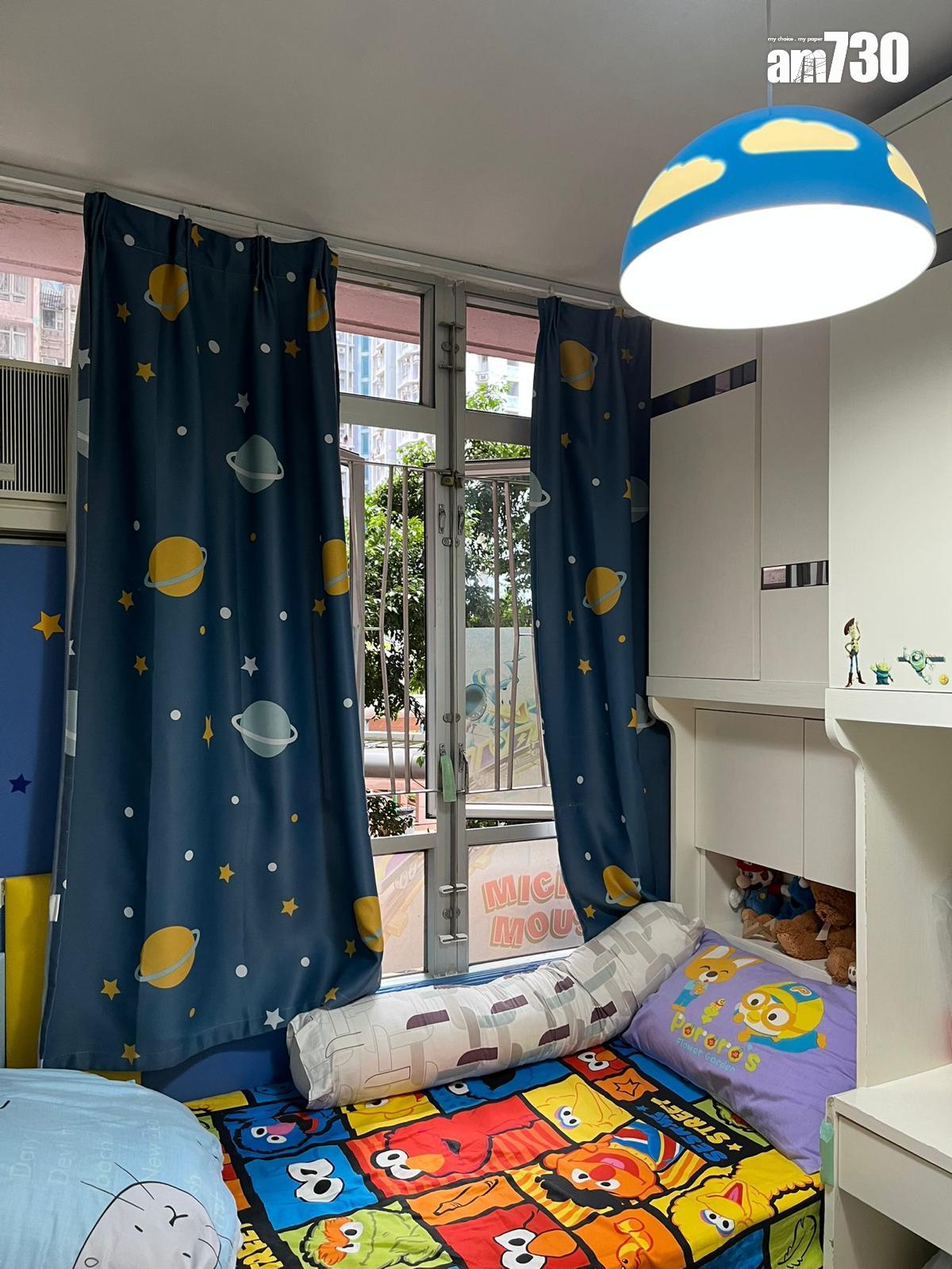 單位為兩房間隔,設有不少梗櫃。(代理提供)