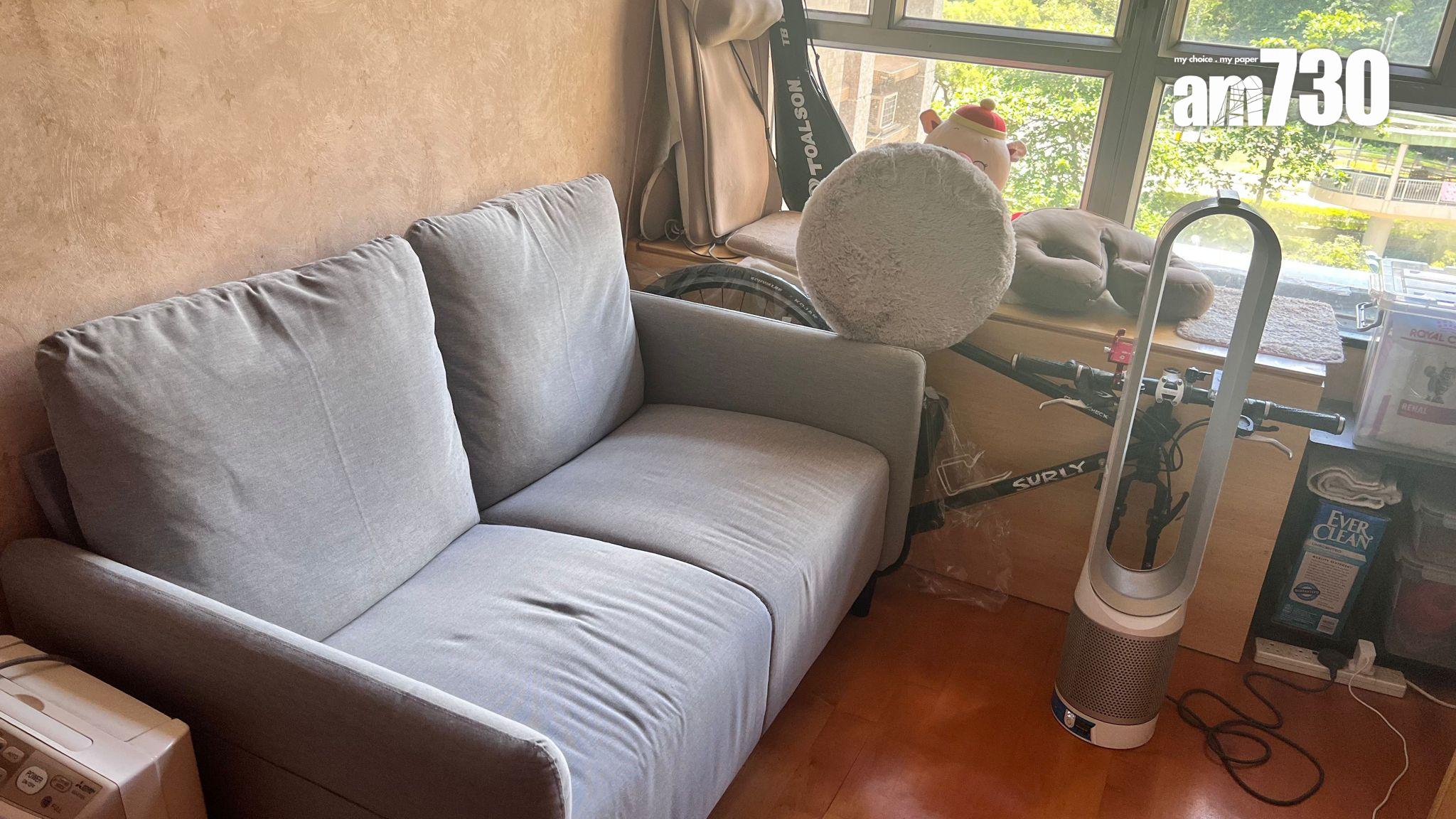 單位實用面積401方呎,屬兩房間隔。(代理提供)