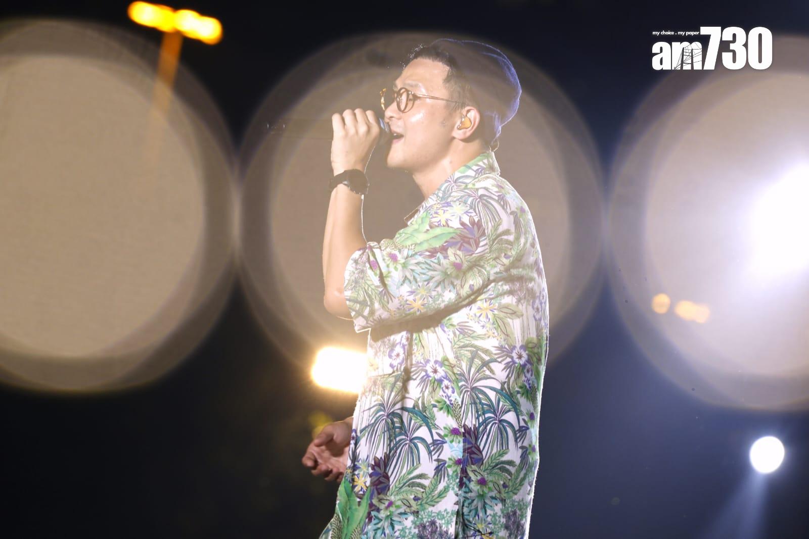 RubberBand繼2022年疫下開show後,重回竹翠公園演出,感觸良多。(林俊源攝)