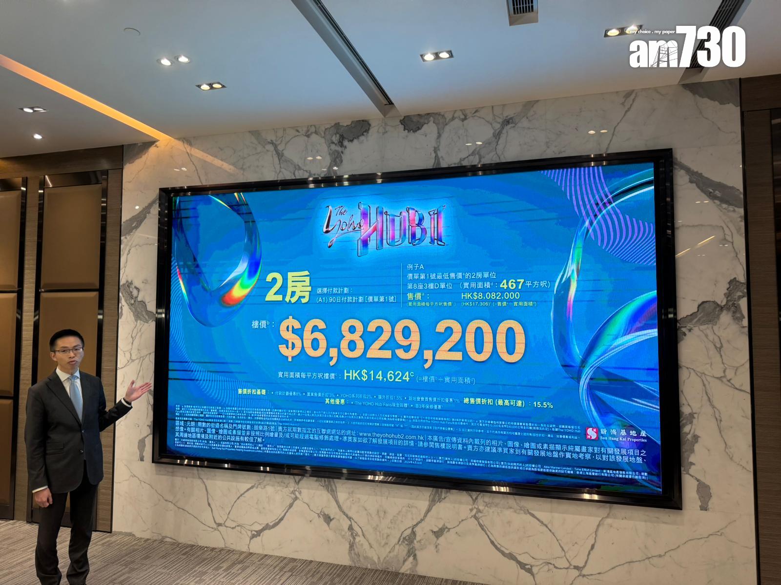 The YOHO Hub II開價|首推188伙 折實均呎14388元 較2年前一期低開近三成