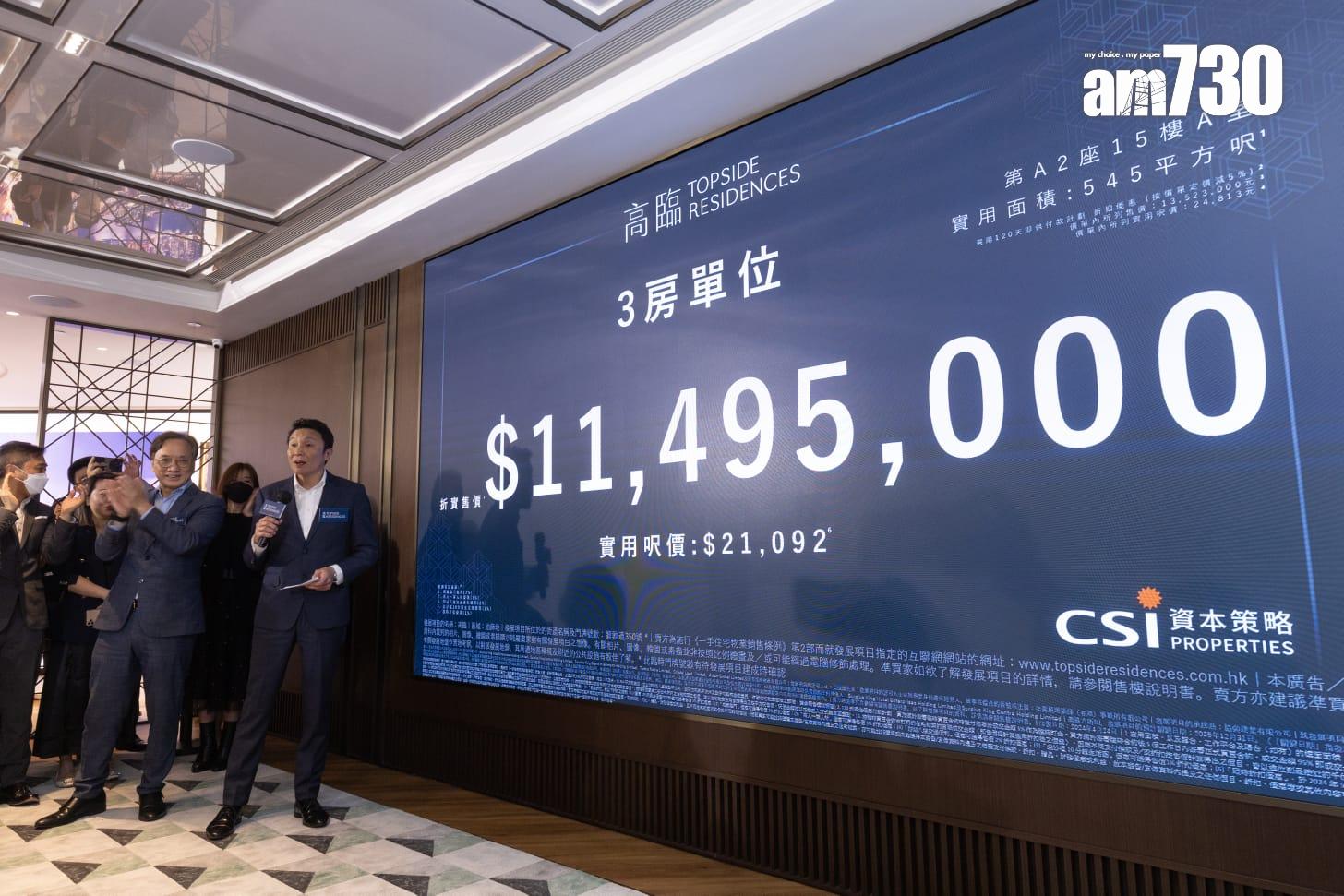 高臨開價|首推52伙 折實均呎19388元 資策:較市價折讓兩成|佐敦新盤