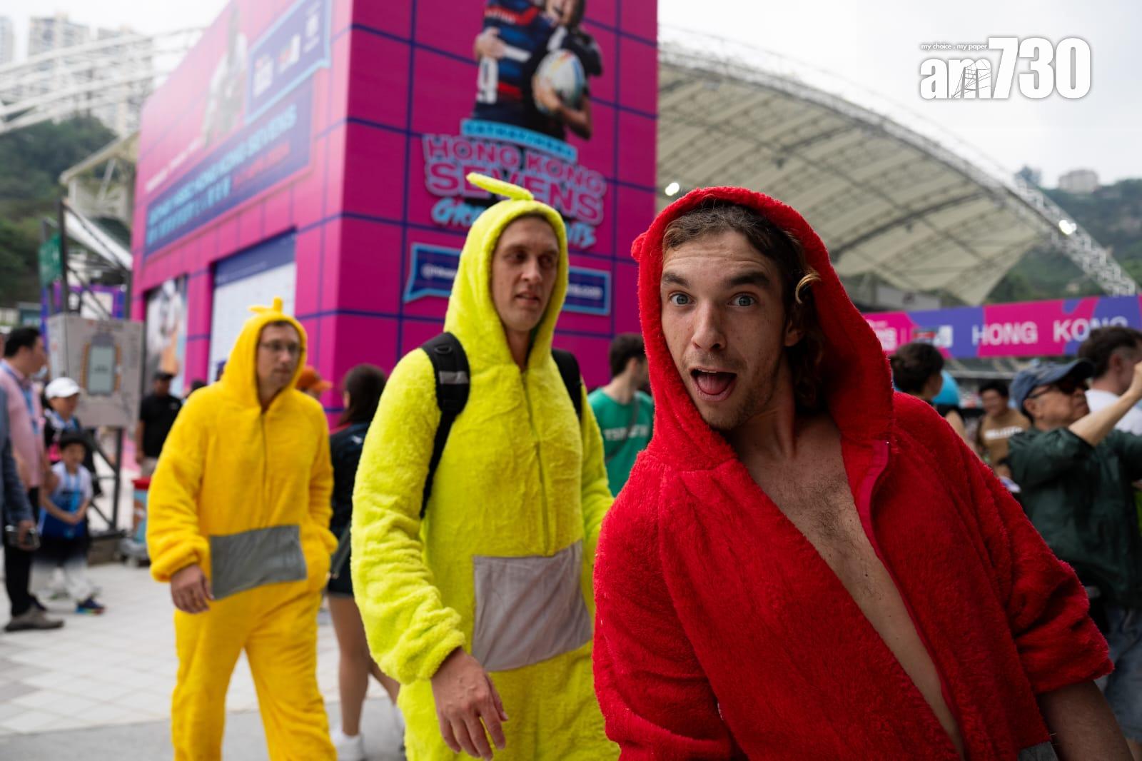 香港國際七人欖球賽2024 ,今屆或是最後一屆在香港大球場舉行,氣氛熱烈(林靄怡攝)