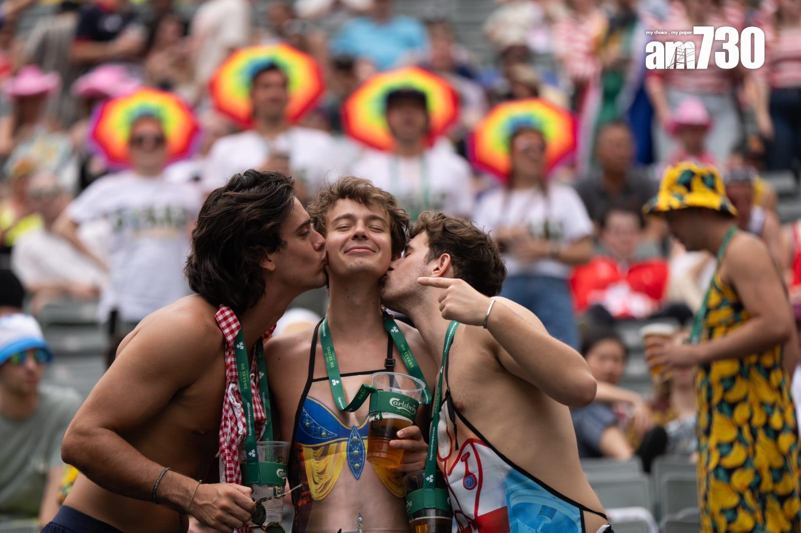 香港國際七人欖球賽2024 ,今屆或是最後一屆在香港大球場舉行,氣氛熱烈(林靄怡攝)