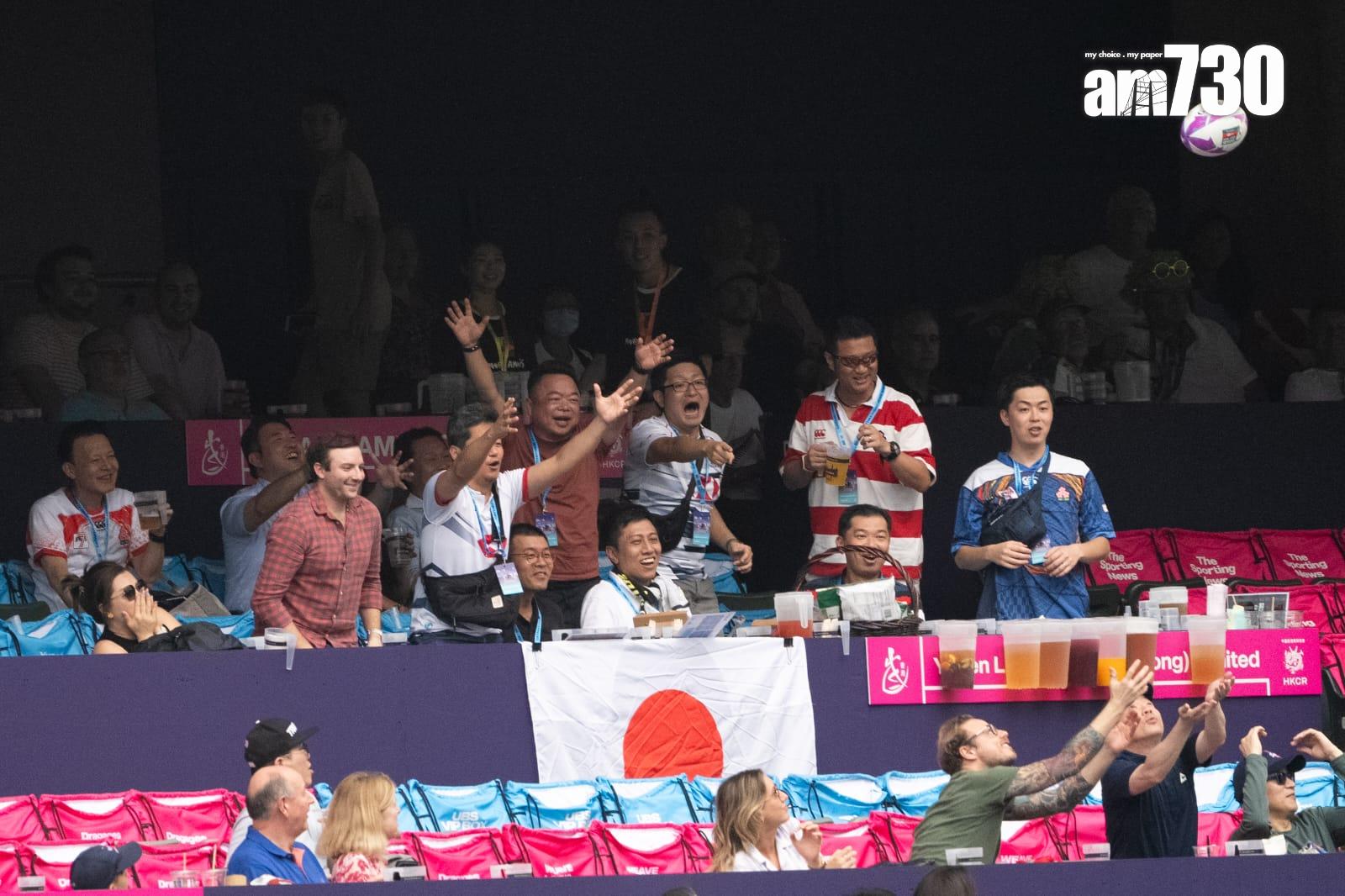 香港國際七人欖球賽2024 ,今屆或是最後一屆在香港大球場舉行,氣氛熱烈(林靄怡攝)