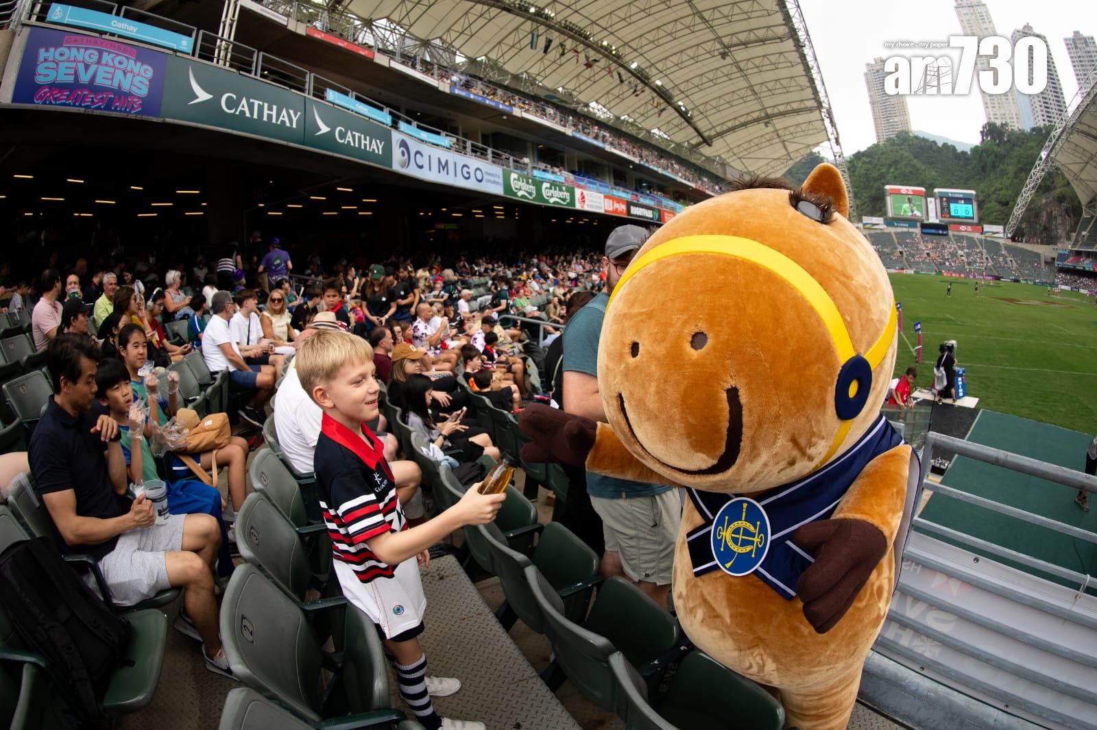 香港國際七人欖球賽2024 ,今屆或是最後一屆在香港大球場舉行,氣氛熱烈(林靄怡攝)
