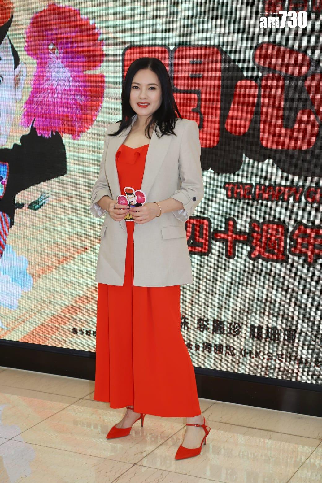 李麗珍出席《開心鬼》電影放映40周年活動上重聚。(羅錦鴻攝)