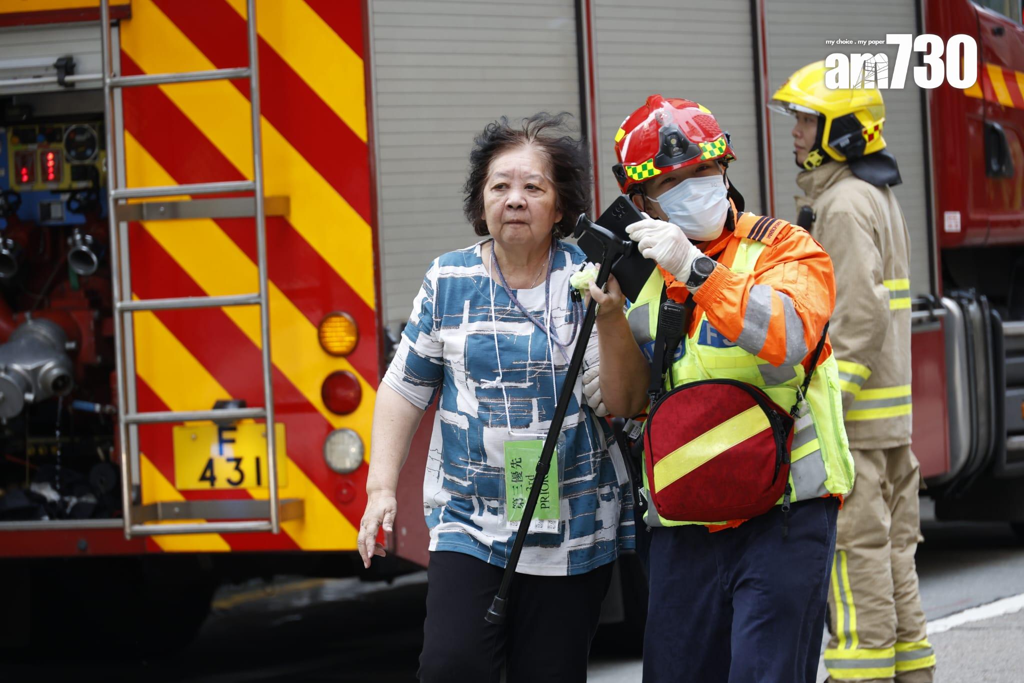 佐敦華豐大廈三級大火(林俊源 攝)