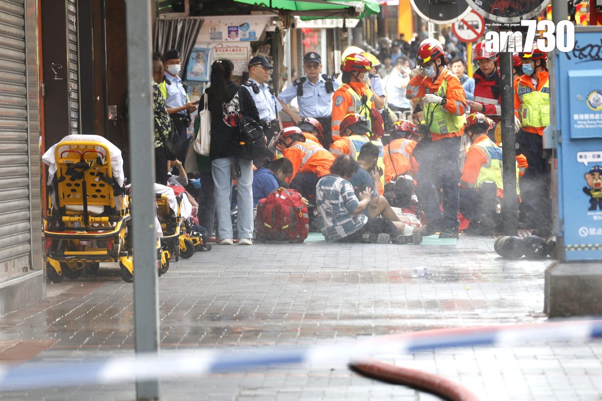 佐敦華豐大廈三級大火(林俊源 攝)