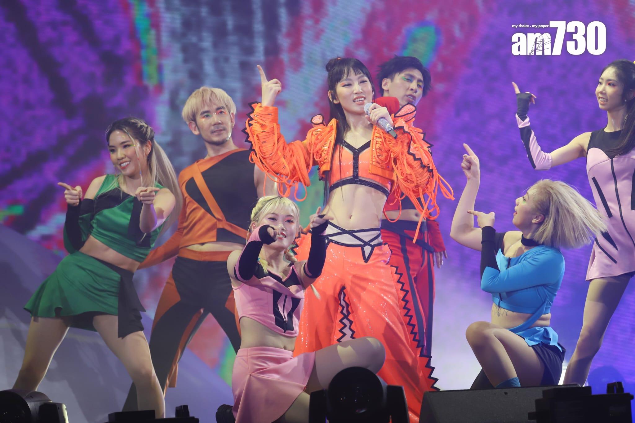 《炎明熹Gi-FORCE演唱會》。(羅錦鴻攝)