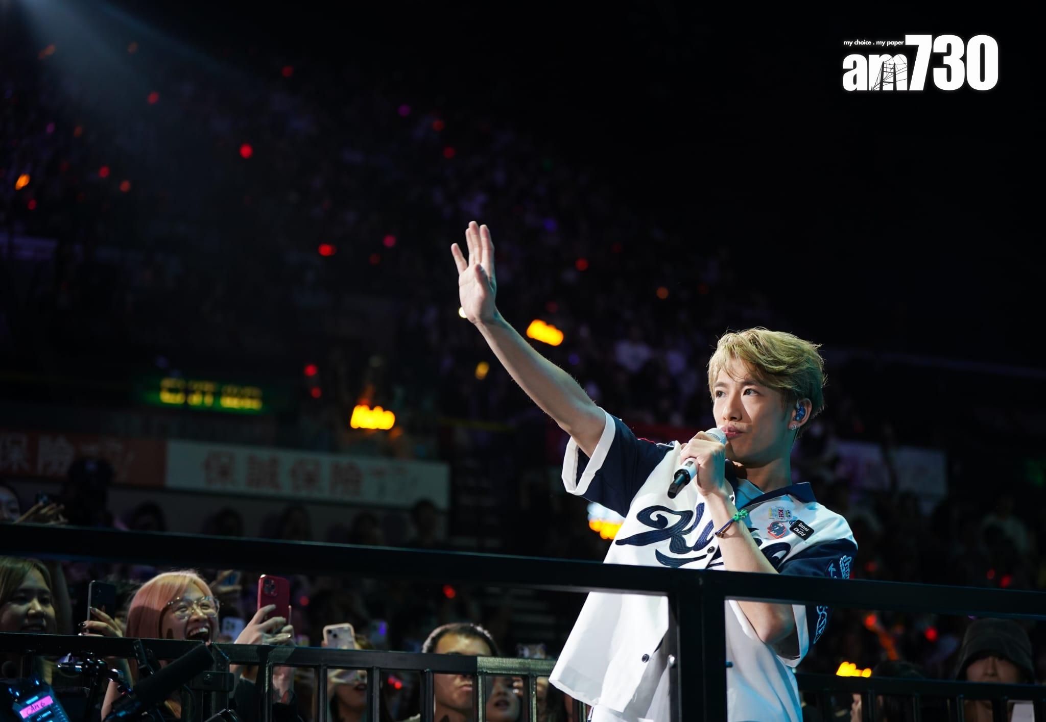 洪嘉豪首個紅館演唱會《洪嘉豪Kaho Live 2024》。(林靄怡攝)