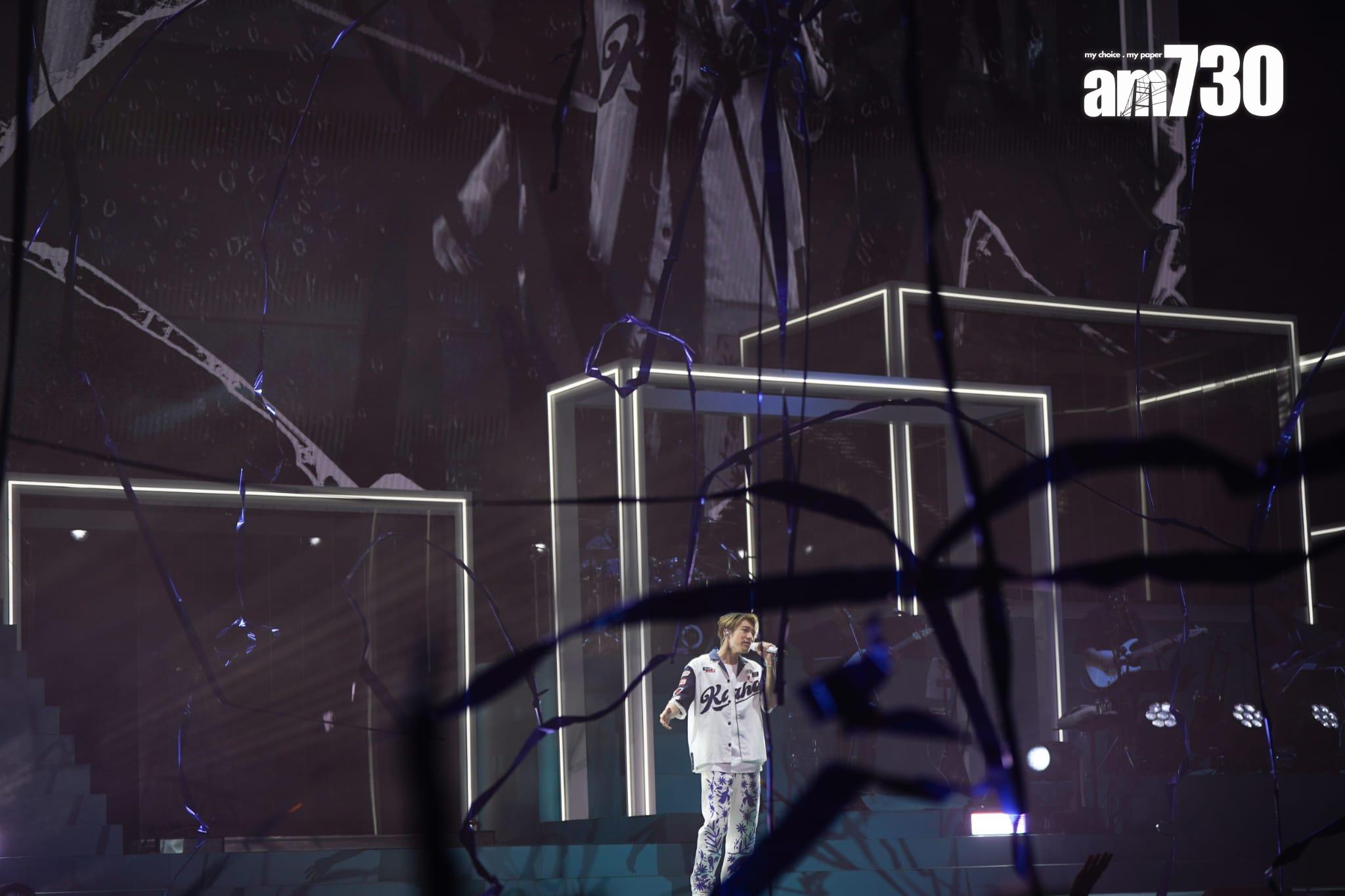 洪嘉豪首個紅館演唱會《洪嘉豪Kaho Live 2024》。(林靄怡攝)