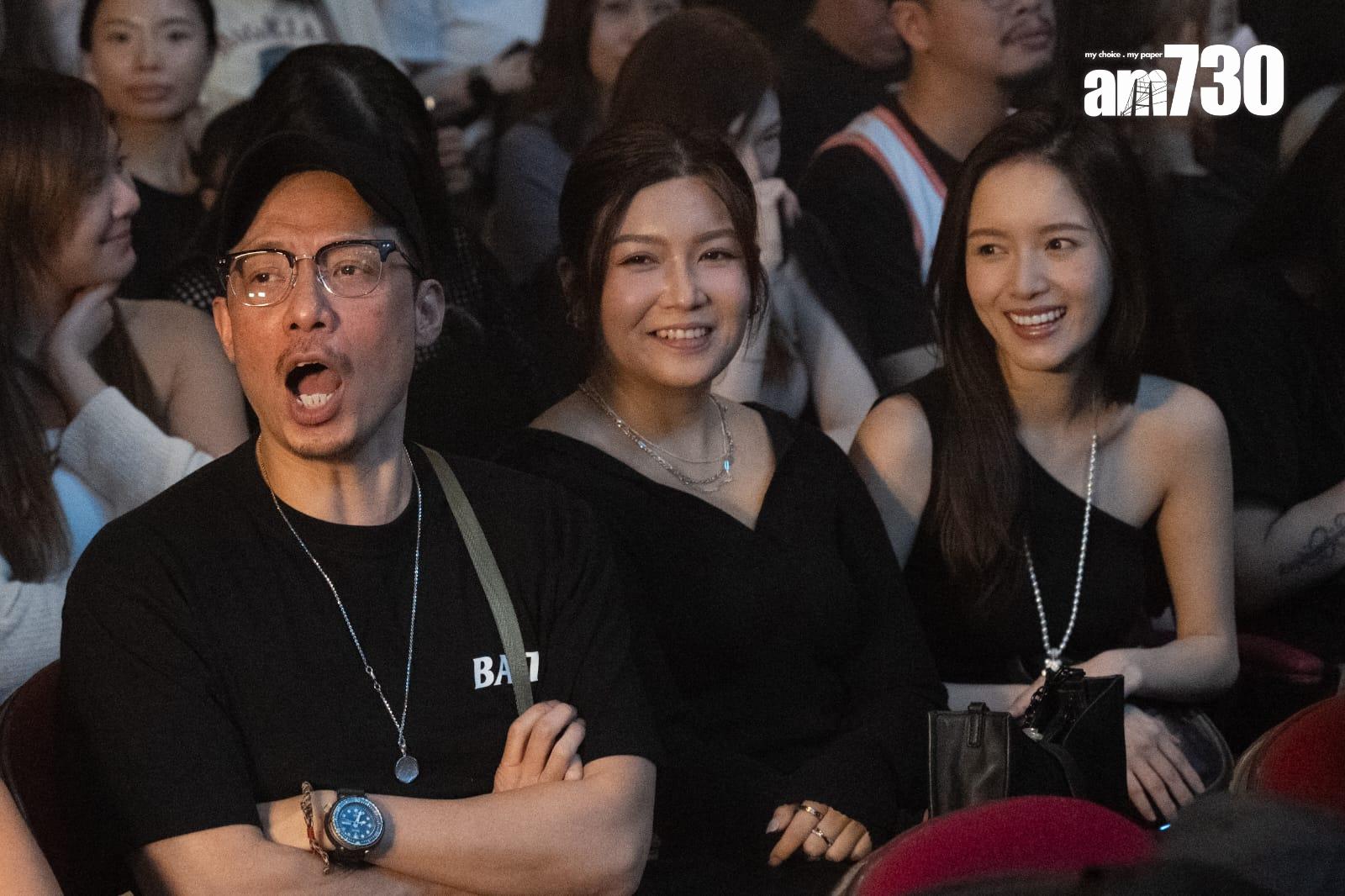 洪嘉豪首開紅館個唱《洪嘉豪Kaho Live 2024》,強尼娟姐等捧場。(林靄怡攝)