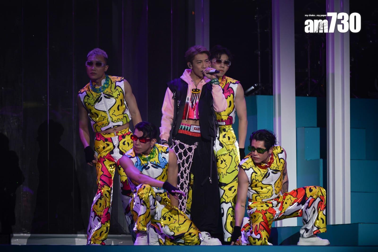 洪嘉豪首開紅館個唱《洪嘉豪Kaho Live 2024》,強尼娟姐等捧場。(林靄怡攝)