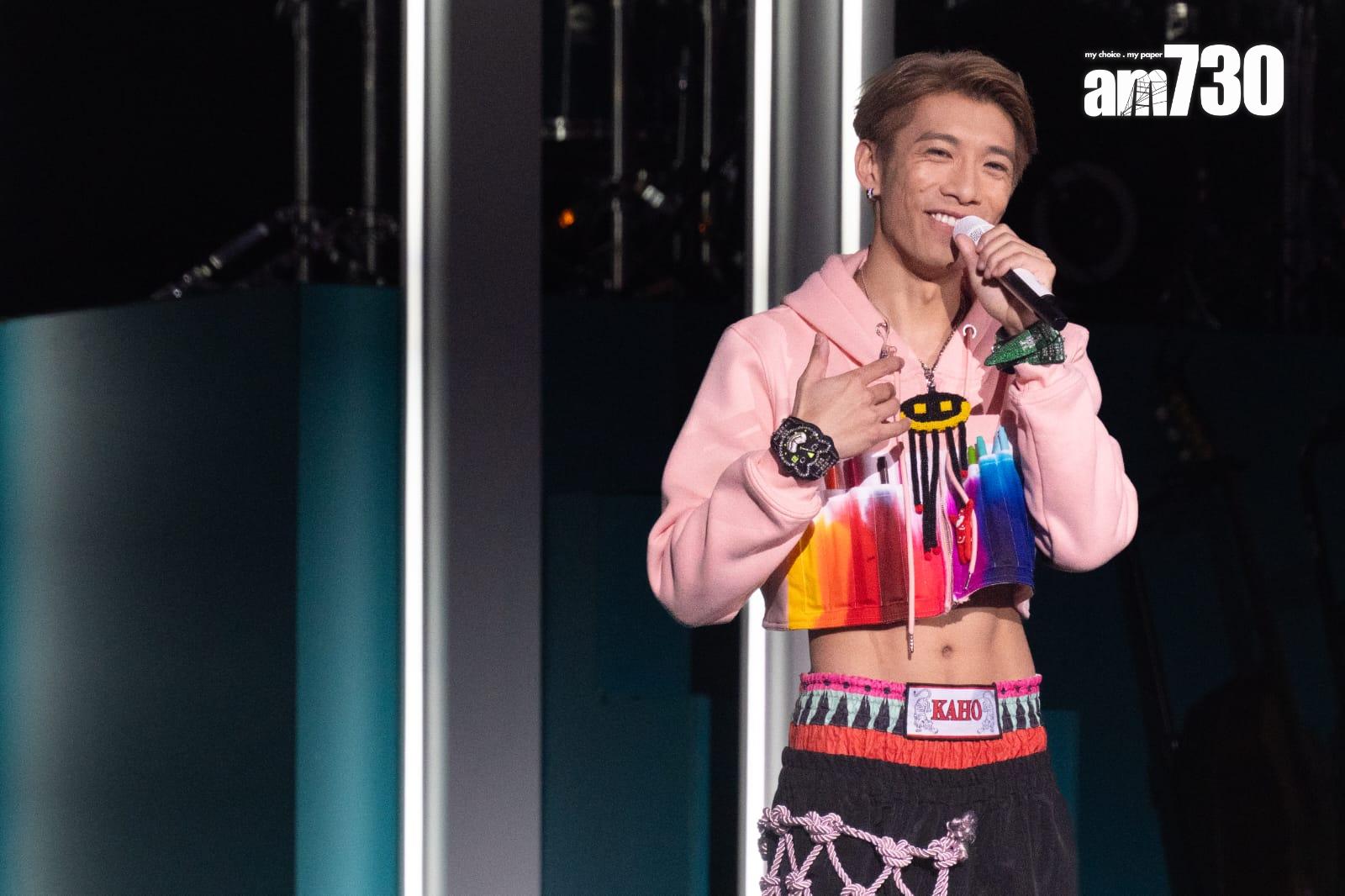 洪嘉豪首個紅館演唱會《洪嘉豪Kaho Live 2024》。(林靄怡攝)