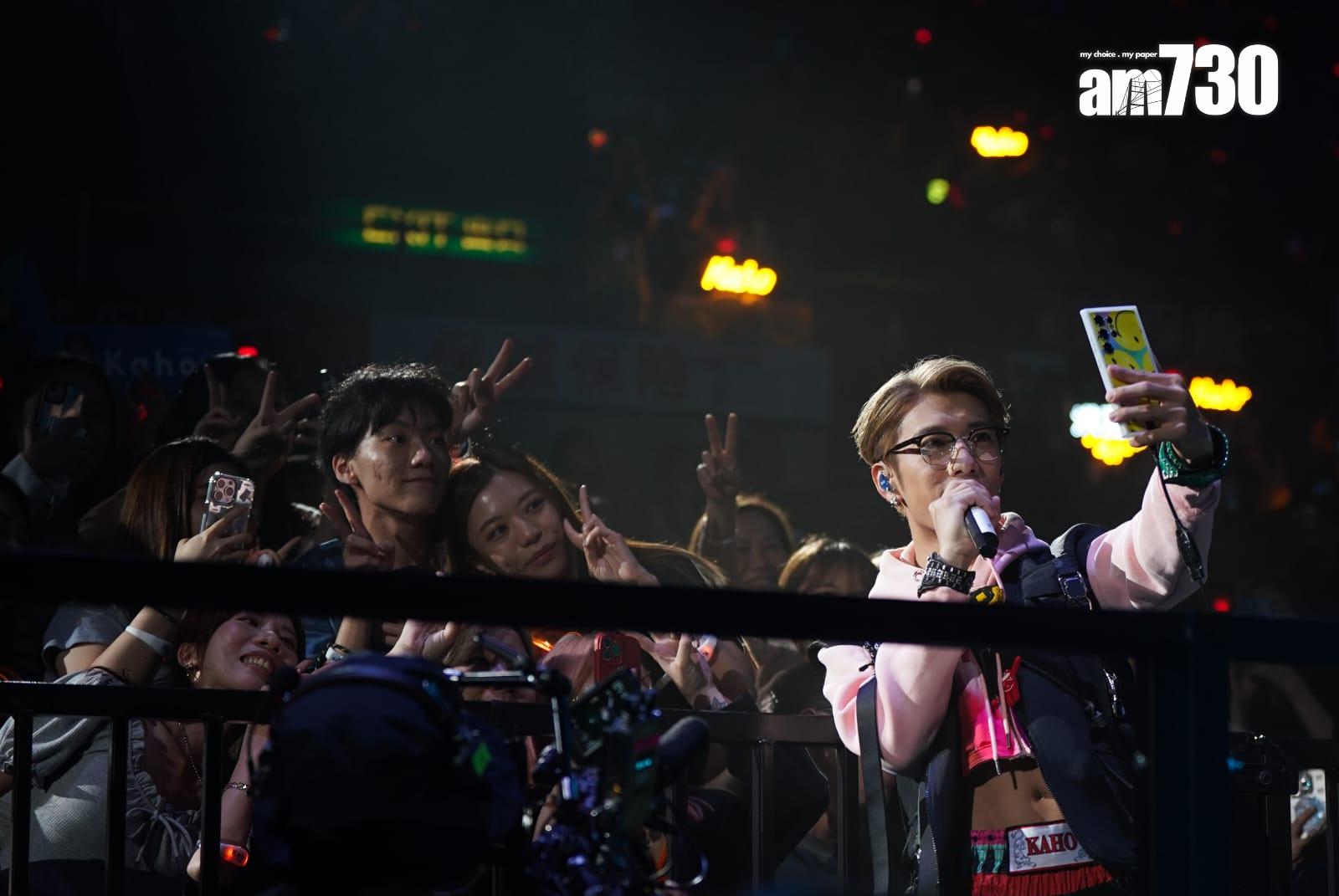 洪嘉豪首個紅館演唱會《洪嘉豪Kaho Live 2024》。(林靄怡攝)