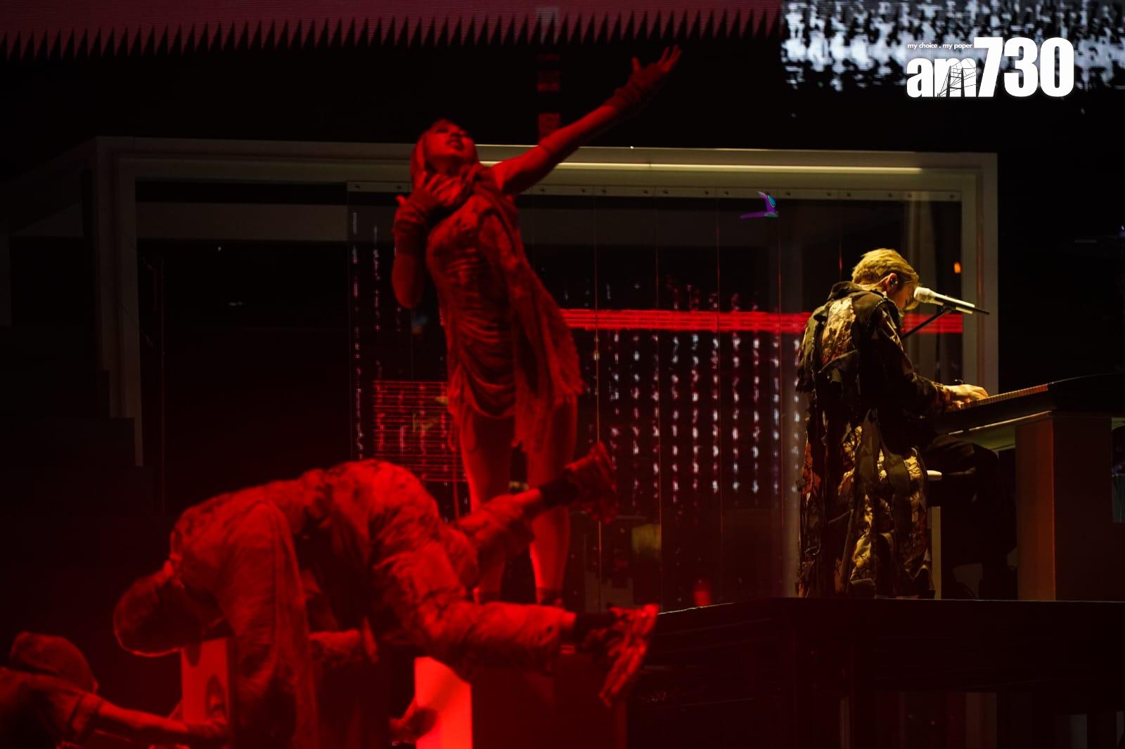 洪嘉豪首個紅館演唱會《洪嘉豪Kaho Live 2024》。(林靄怡攝)