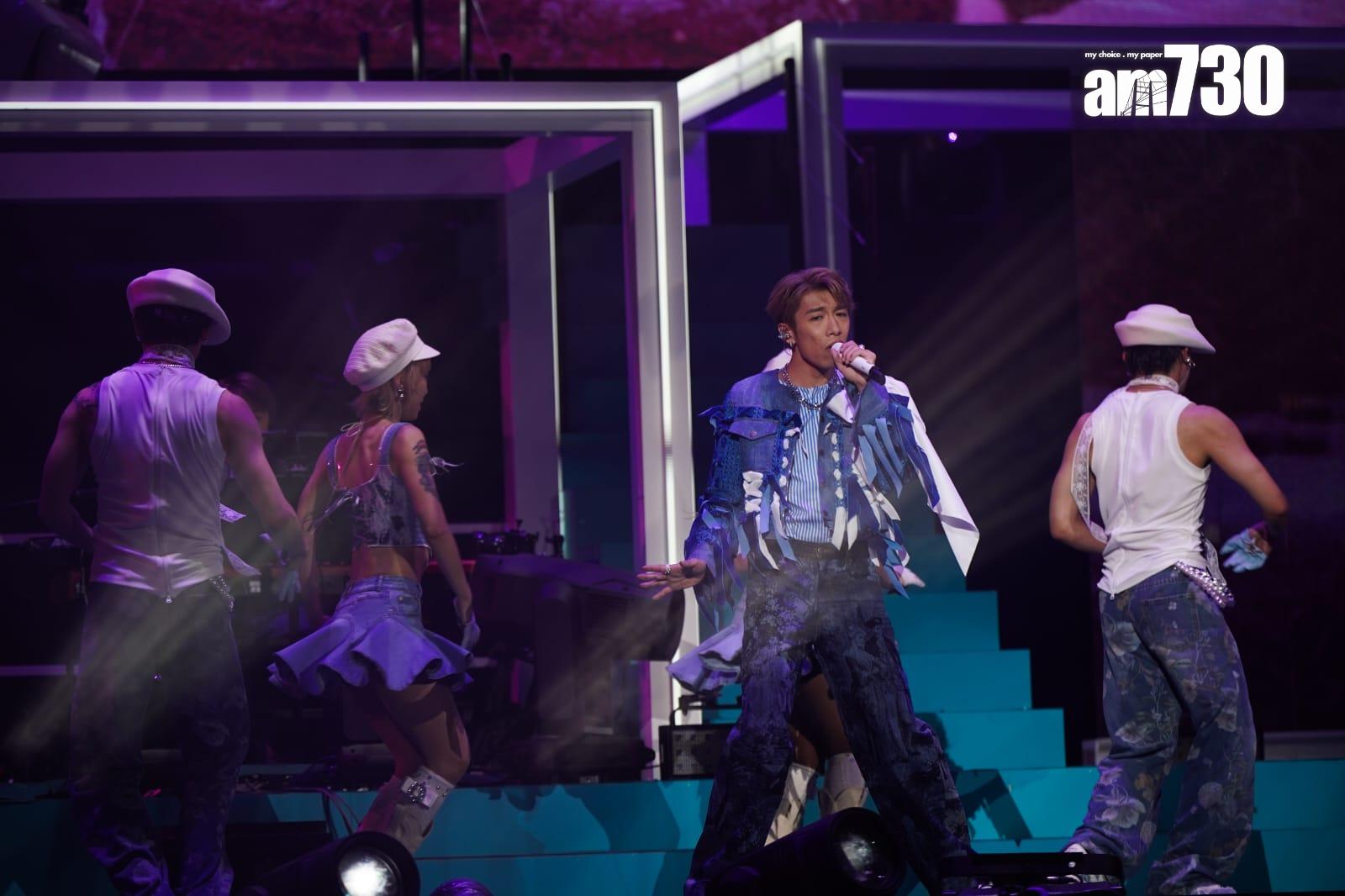 洪嘉豪首個紅館演唱會《洪嘉豪Kaho Live 2024》。(林靄怡攝)