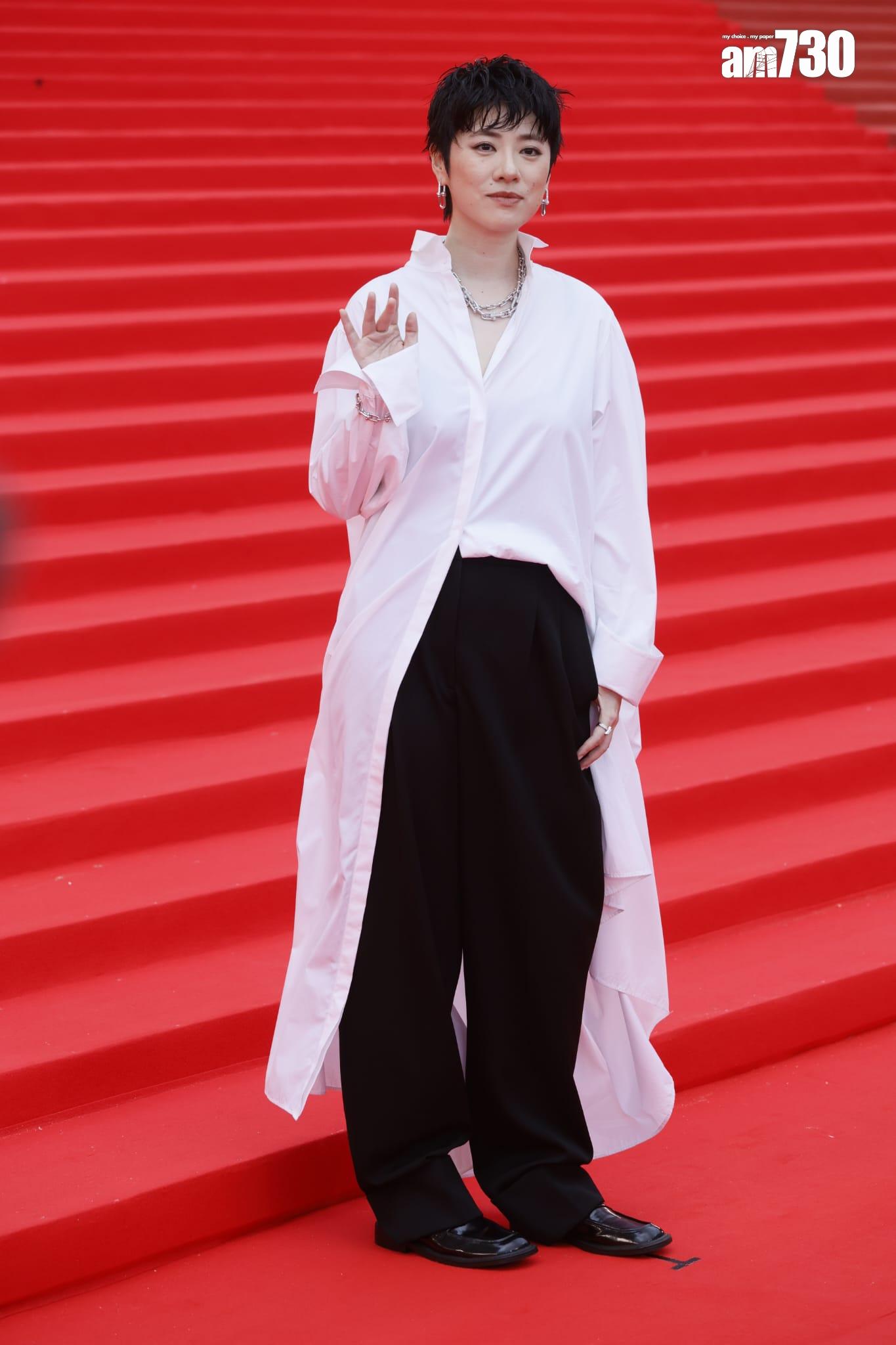 金像獎2024|岑寧兒。(蘇文傑攝)