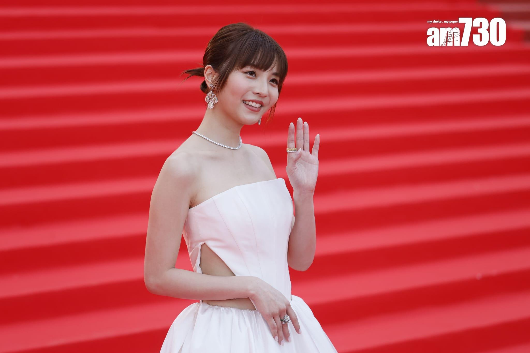 金像獎2024|吳冰打扮算是性感。(蘇文傑攝)