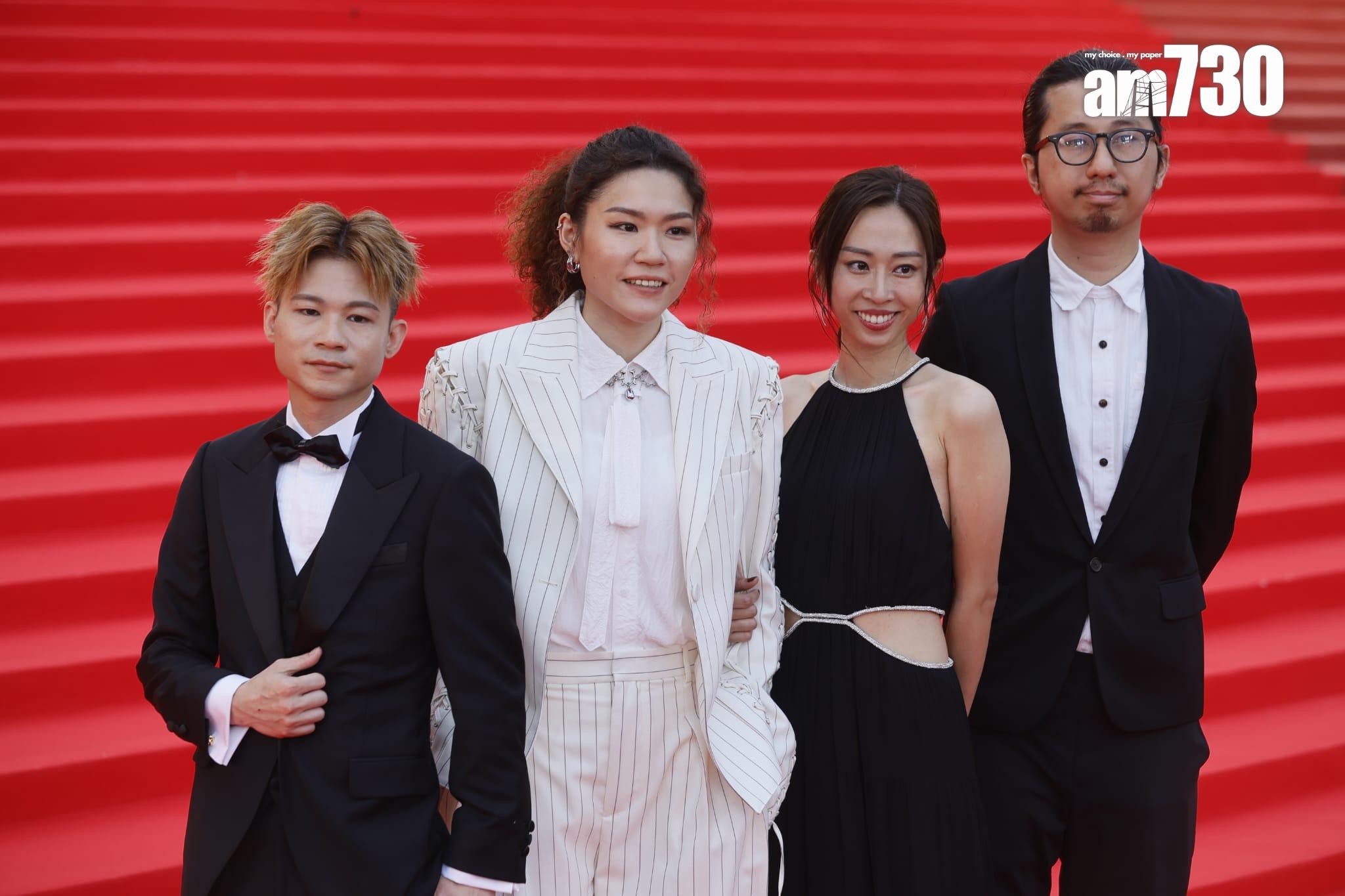 金像獎2024|《第42屆香港電影金像獎》紅地毯盛況。(蘇文傑攝)