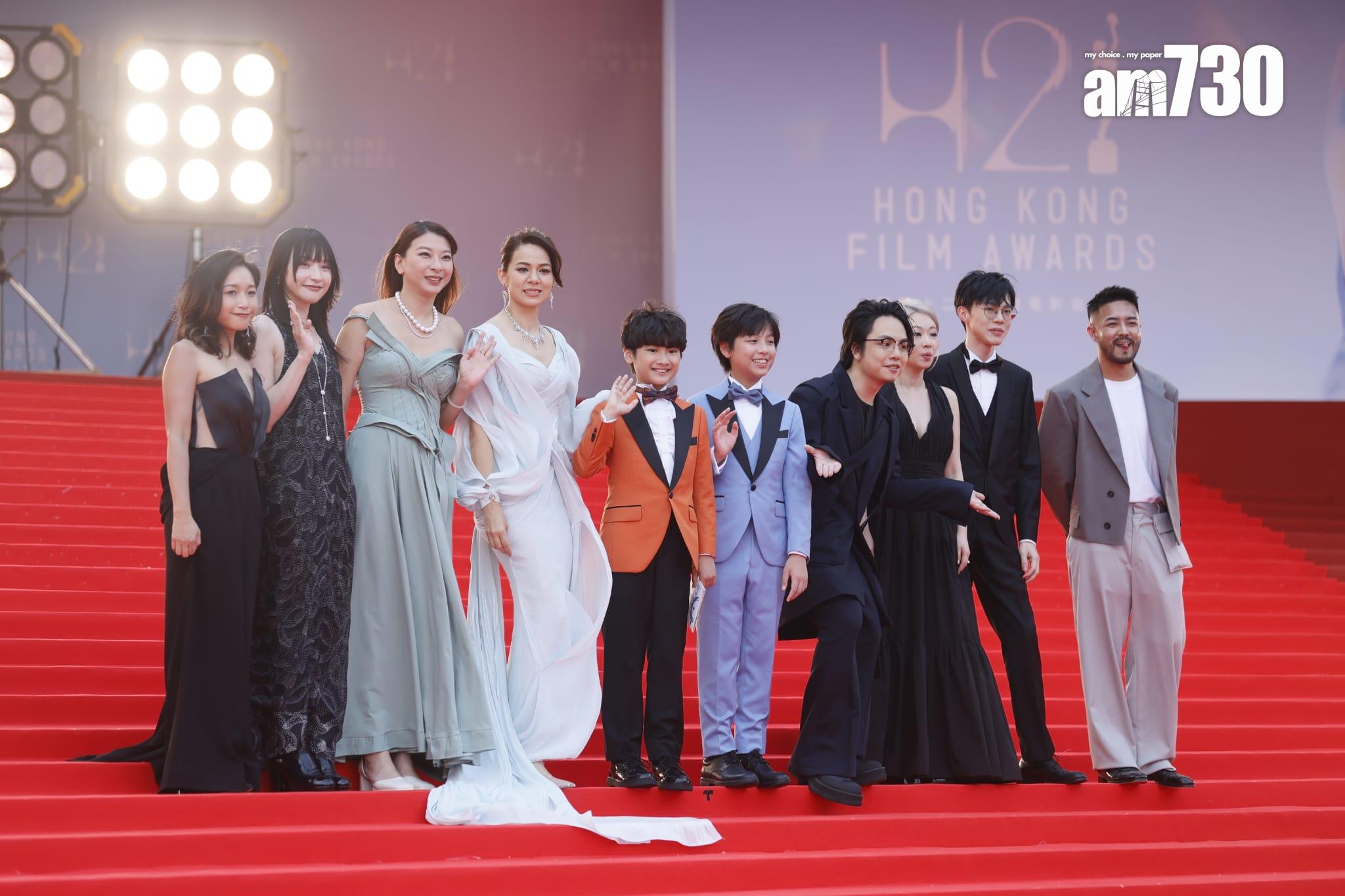 金像獎2024|《第42屆香港電影金像獎》紅地毯盛況。(蘇文傑攝)
