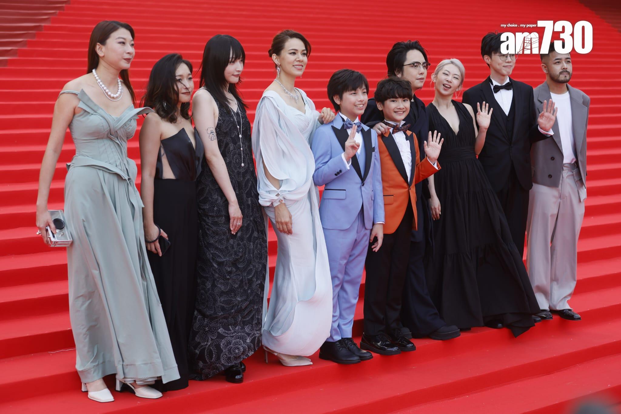 金像獎2024|《第42屆香港電影金像獎》紅地毯盛況。(蘇文傑攝)