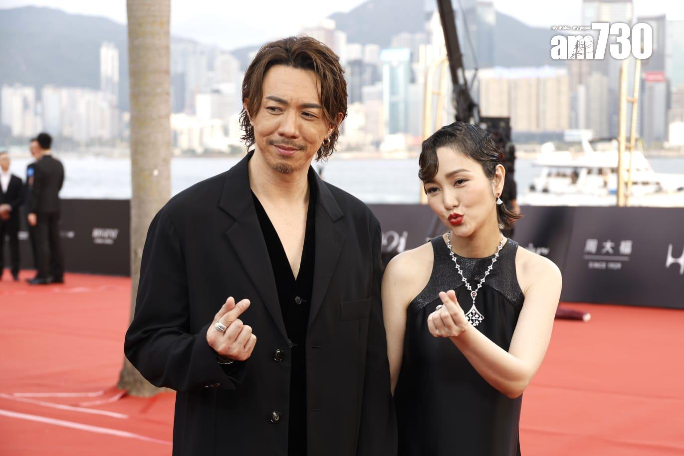 金像獎2024|謝安琪有份爭影后及最佳原創電影歌曲,張繼聰自言今日到場是食花生。