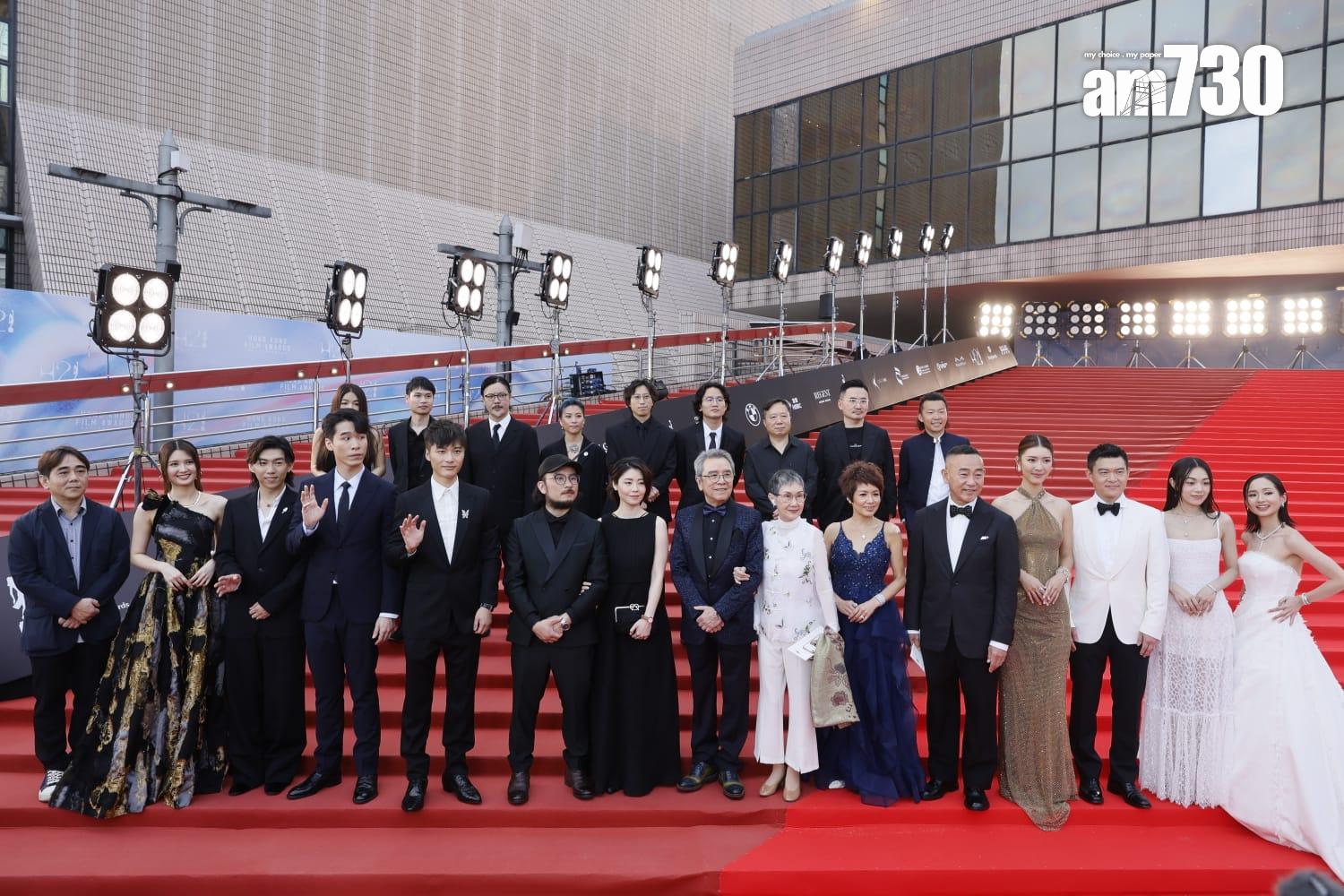 金像獎2024|《白日之下》團隊。(蘇文傑攝)