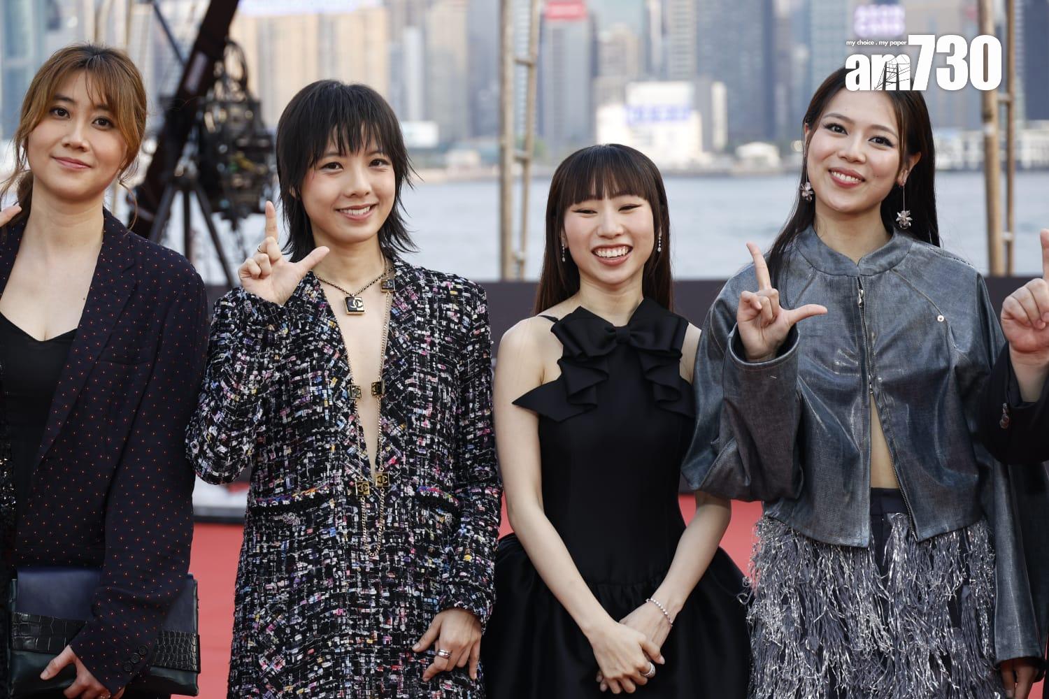 金像獎2024|《第42屆香港電影金像獎》紅地毯盛況。(林俊源攝)