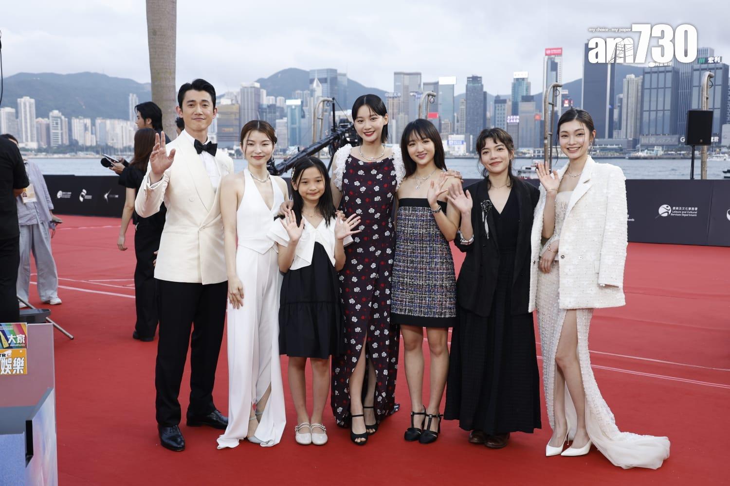 金像獎2024|《第42屆香港電影金像獎》紅地毯盛況。(林俊源攝)