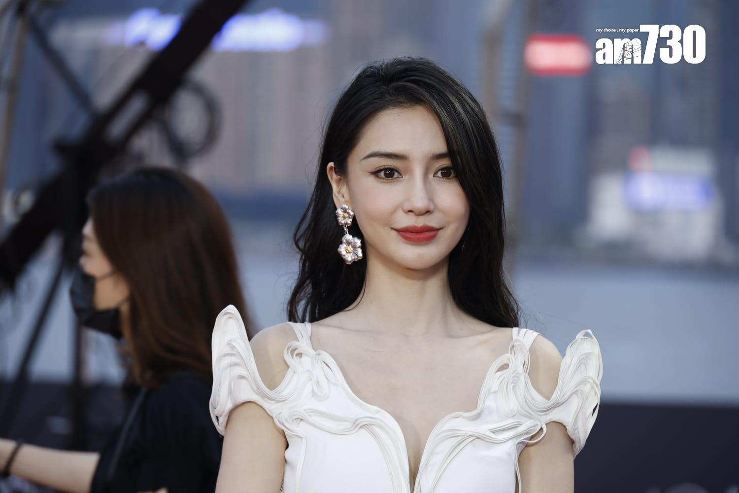 金像獎2024|Angelababy。(林俊源攝)