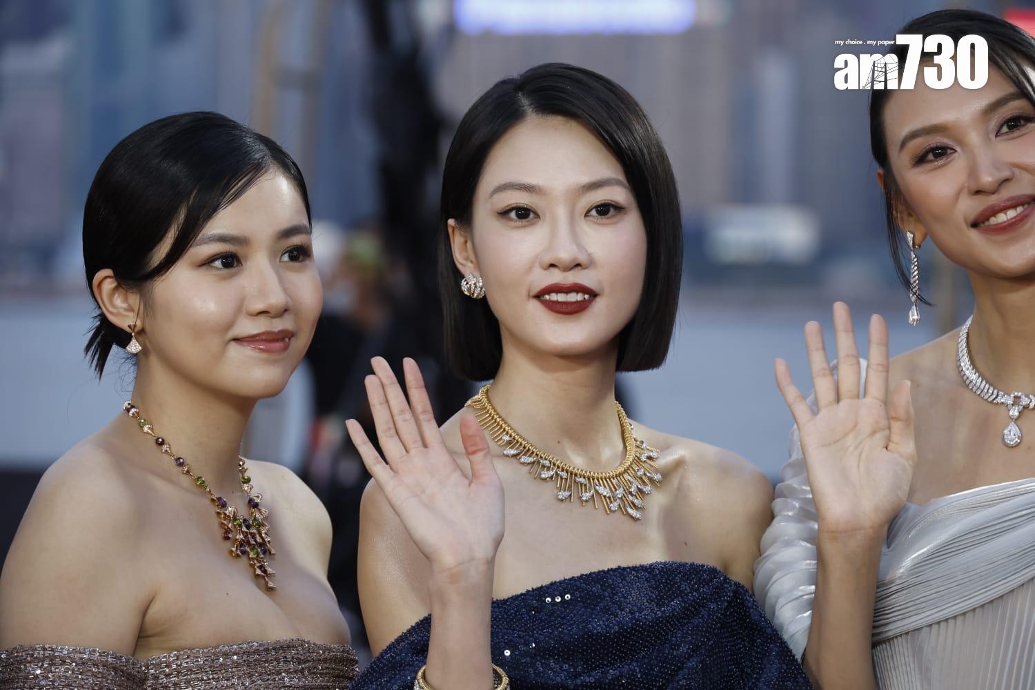 金像獎2024|《毒舌大狀》團隊。(林俊源攝)