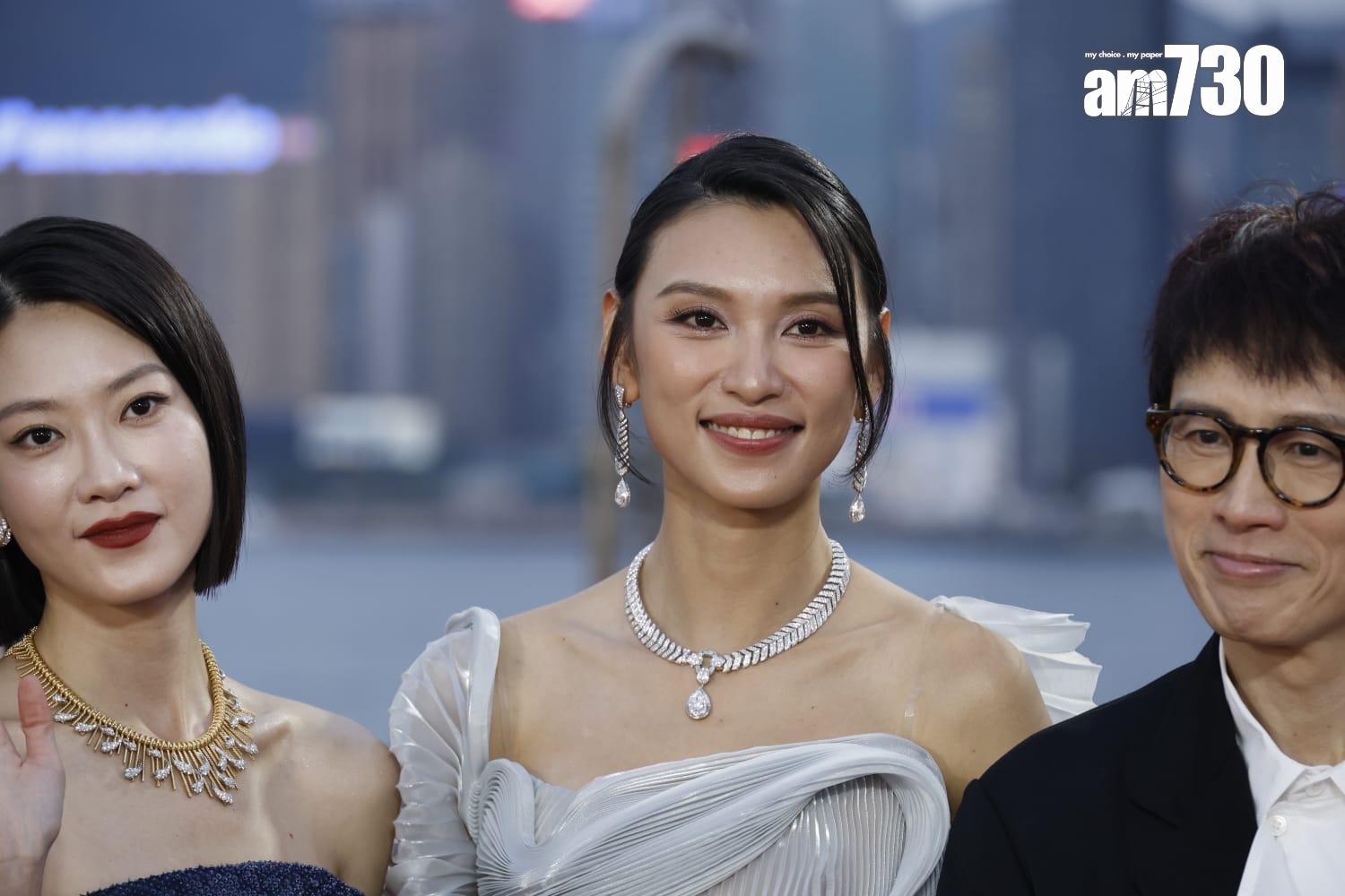 金像獎2024|《毒舌大狀》團隊。(林俊源攝)