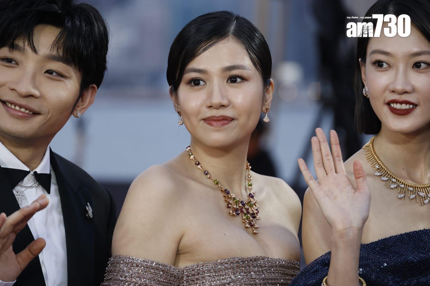 金像獎2024|《毒舌大狀》團隊。(林俊源攝)